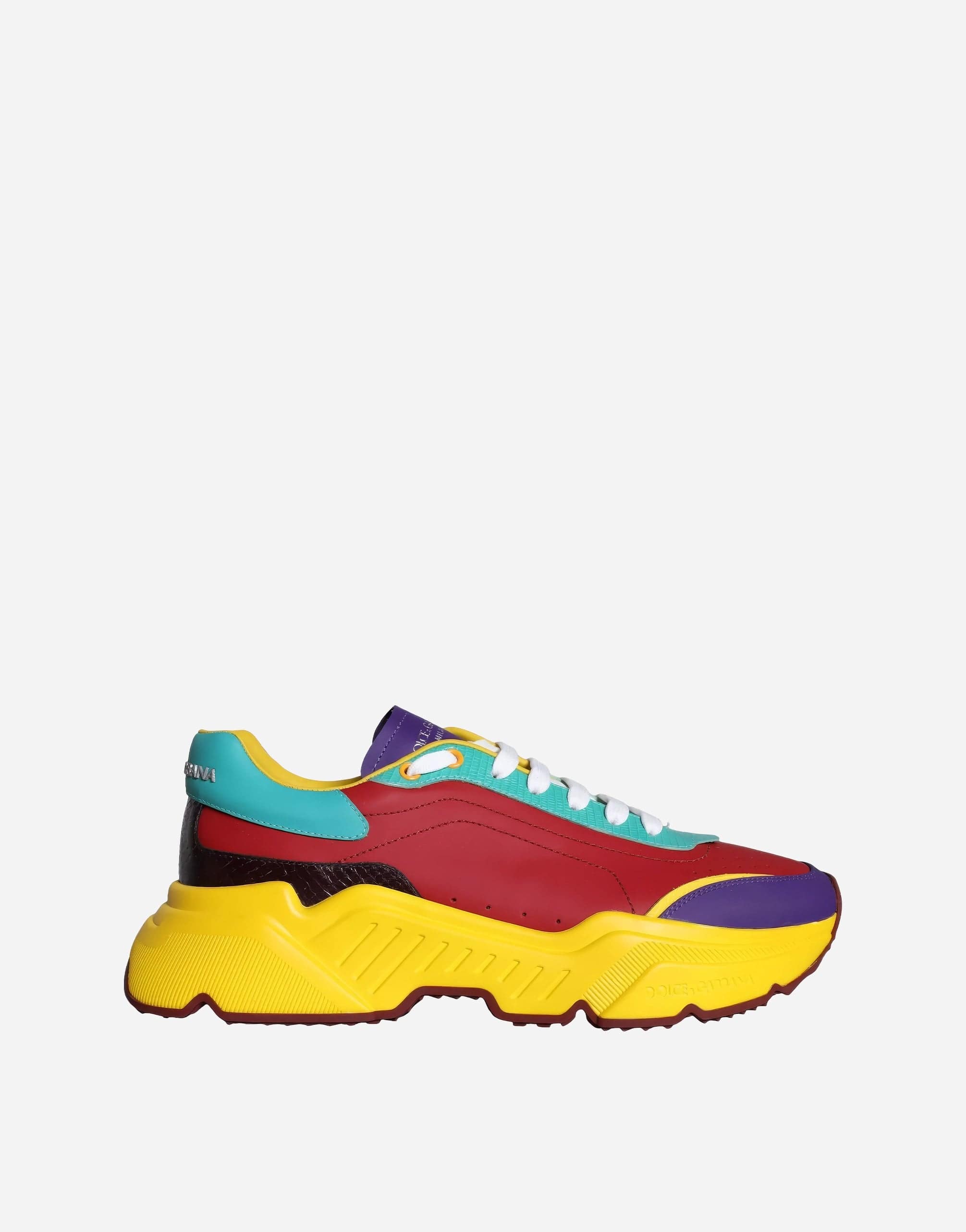 Dolce & Gabbana Multicolor Daymaster Sneakers In Leather