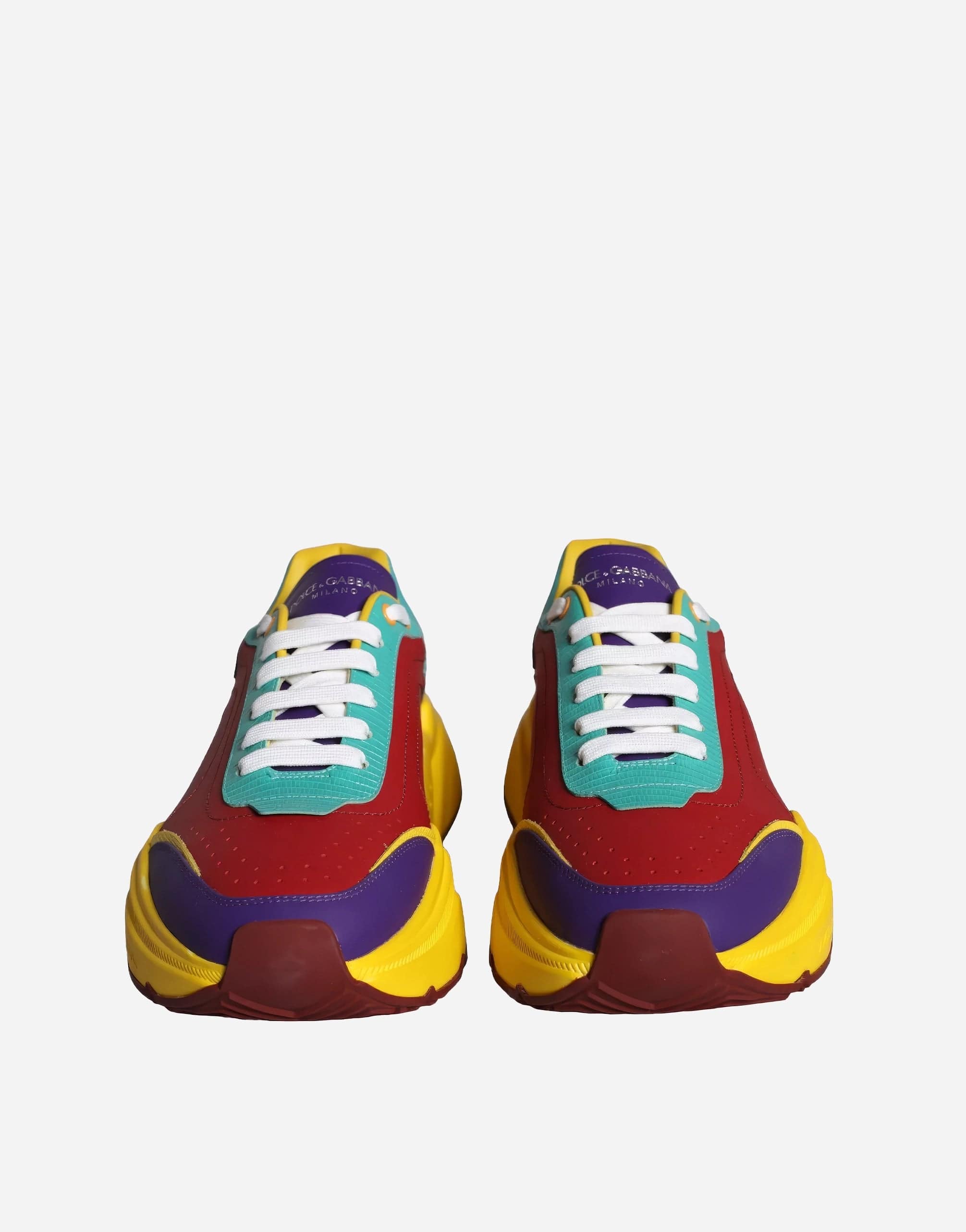 Dolce & Gabbana Multicolor Daymaster Sneakers In Leather