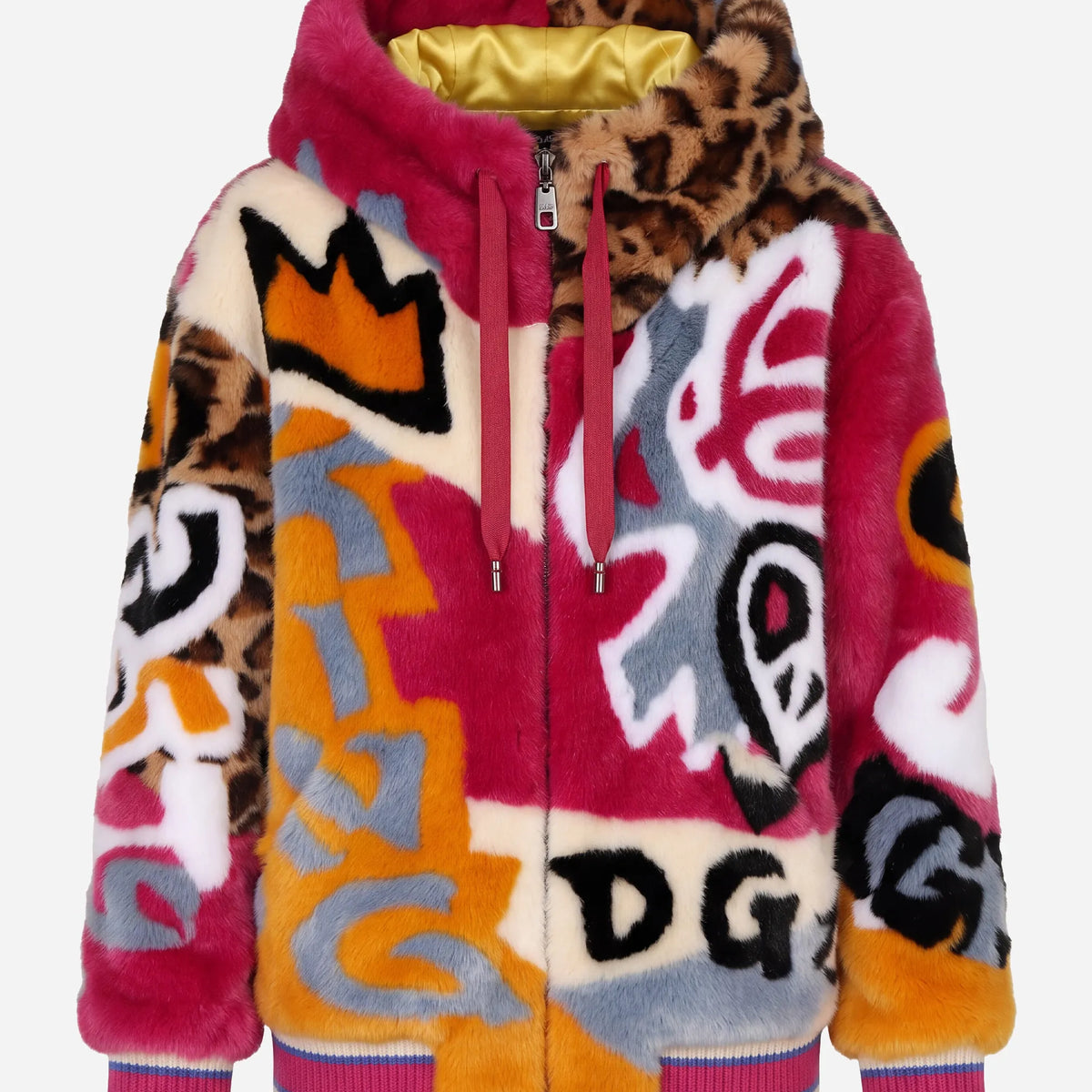 Dolce & Gabbana グラフィックモチーフ付きマルチカラーエコファー