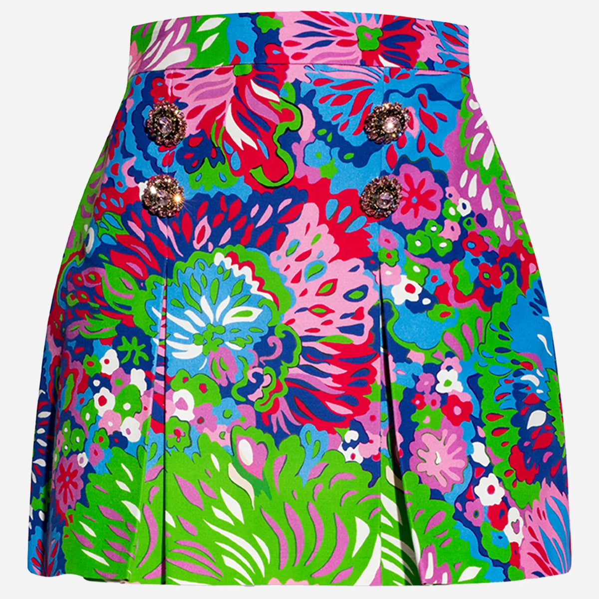 Dolce & Gabbana マルチカラー花柄プリーツミニスカート | Sendegaro US Dolce & Gabbana マルチカラー花柄プリーツミニスカート | Sendegaro US