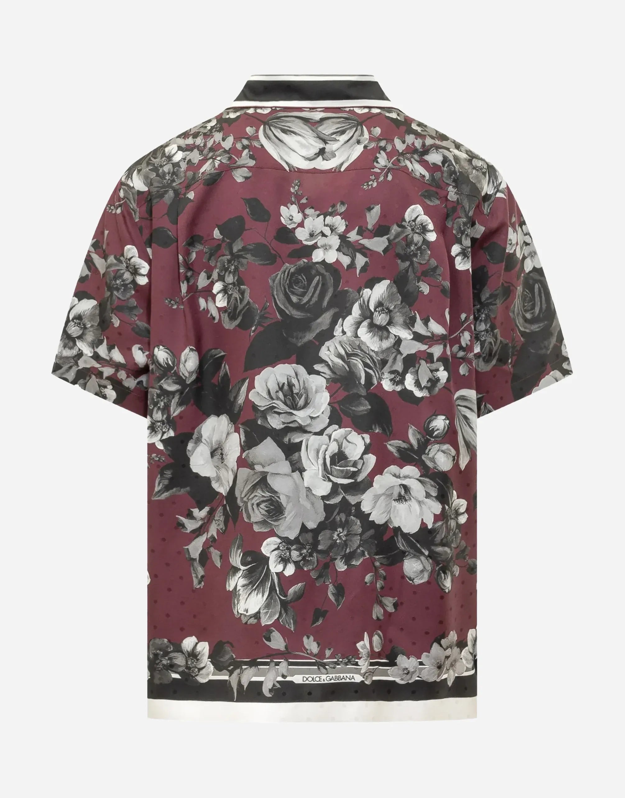 Dolce & Gabbana マルチカラー フローラルプリント シルクシャツ