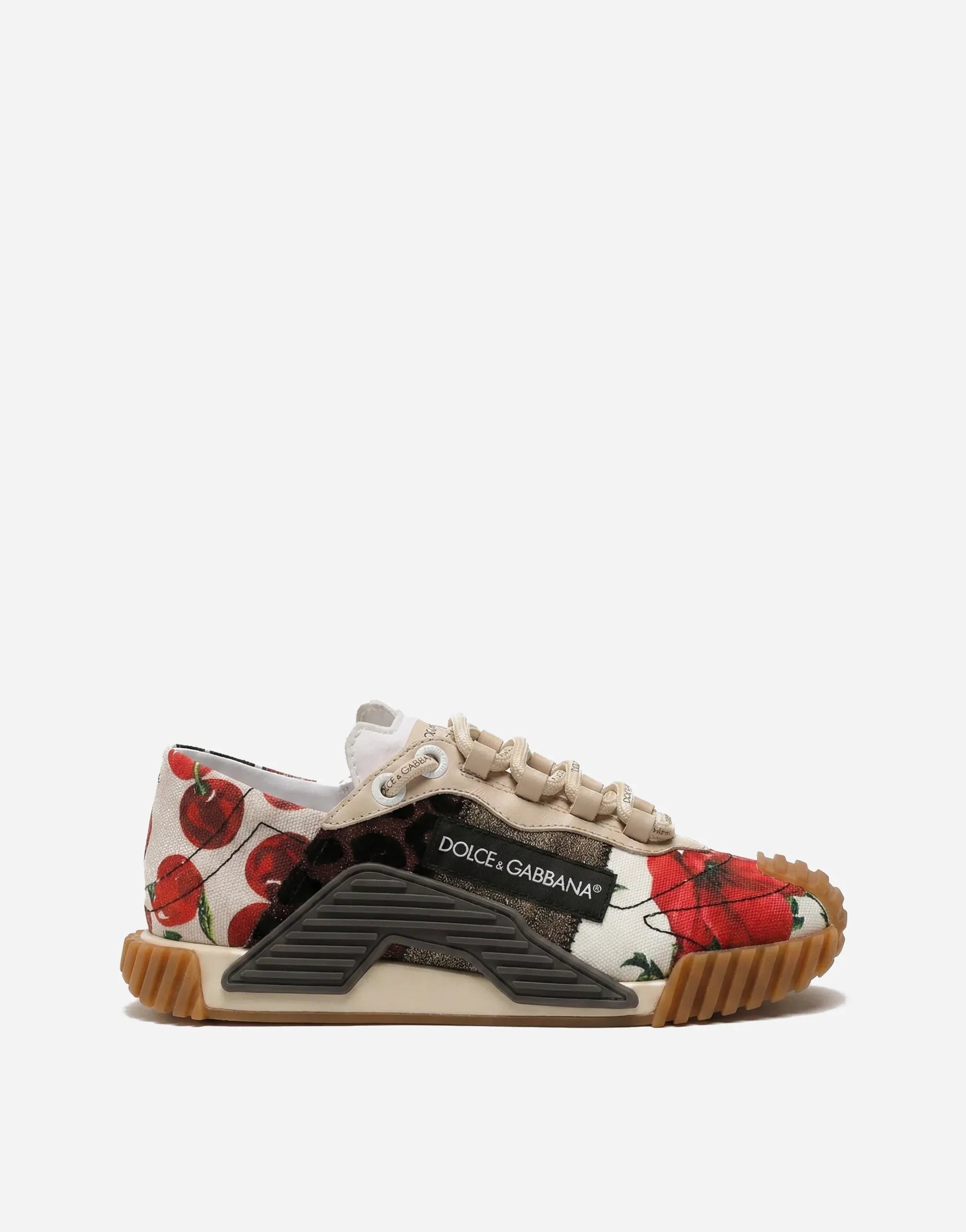 Dolce & Gabbana Multicolor Mixed-Material Logo NS1 Sneakers