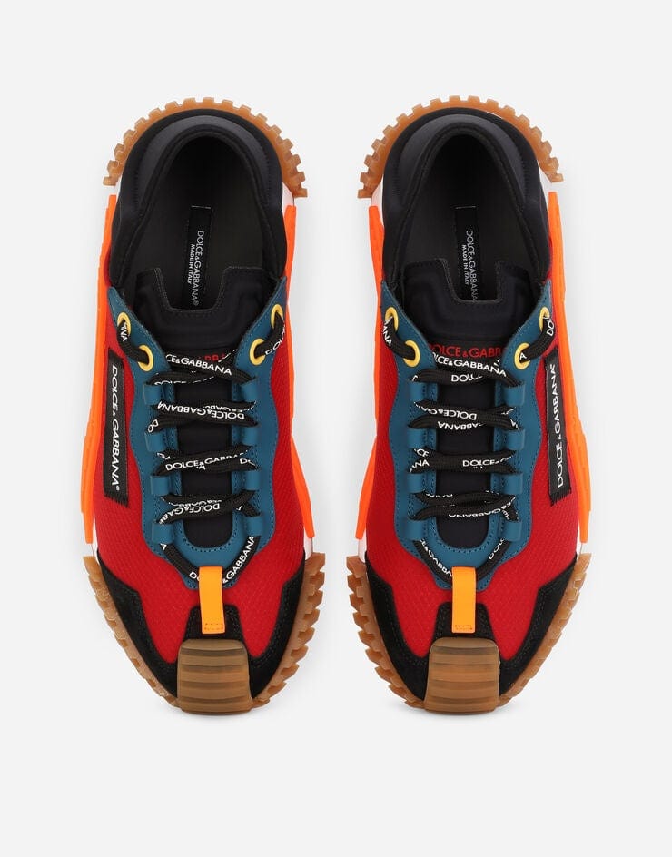 Dolce & Gabbana Multicolor Mixed Materials NS1 Slip-On Sneakers