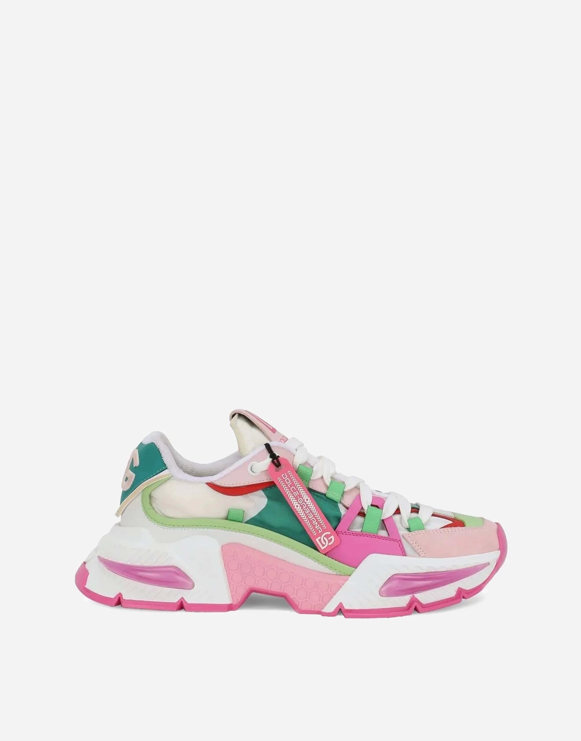 Dolce & Gabbana Multicolor Panelled Airmaster Sneakers