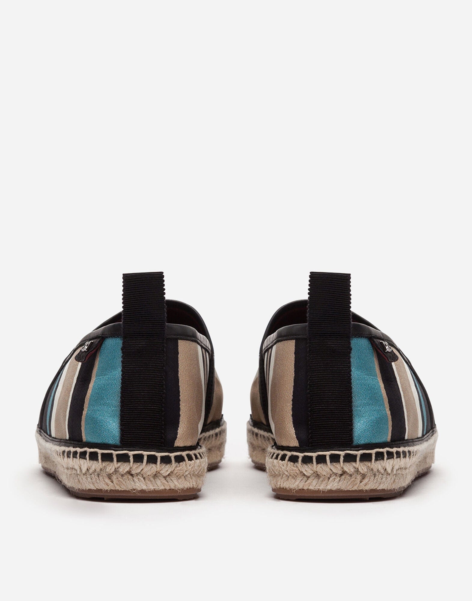 Dolce & Gabbana Multicolor-Printed Twill Espadrilles