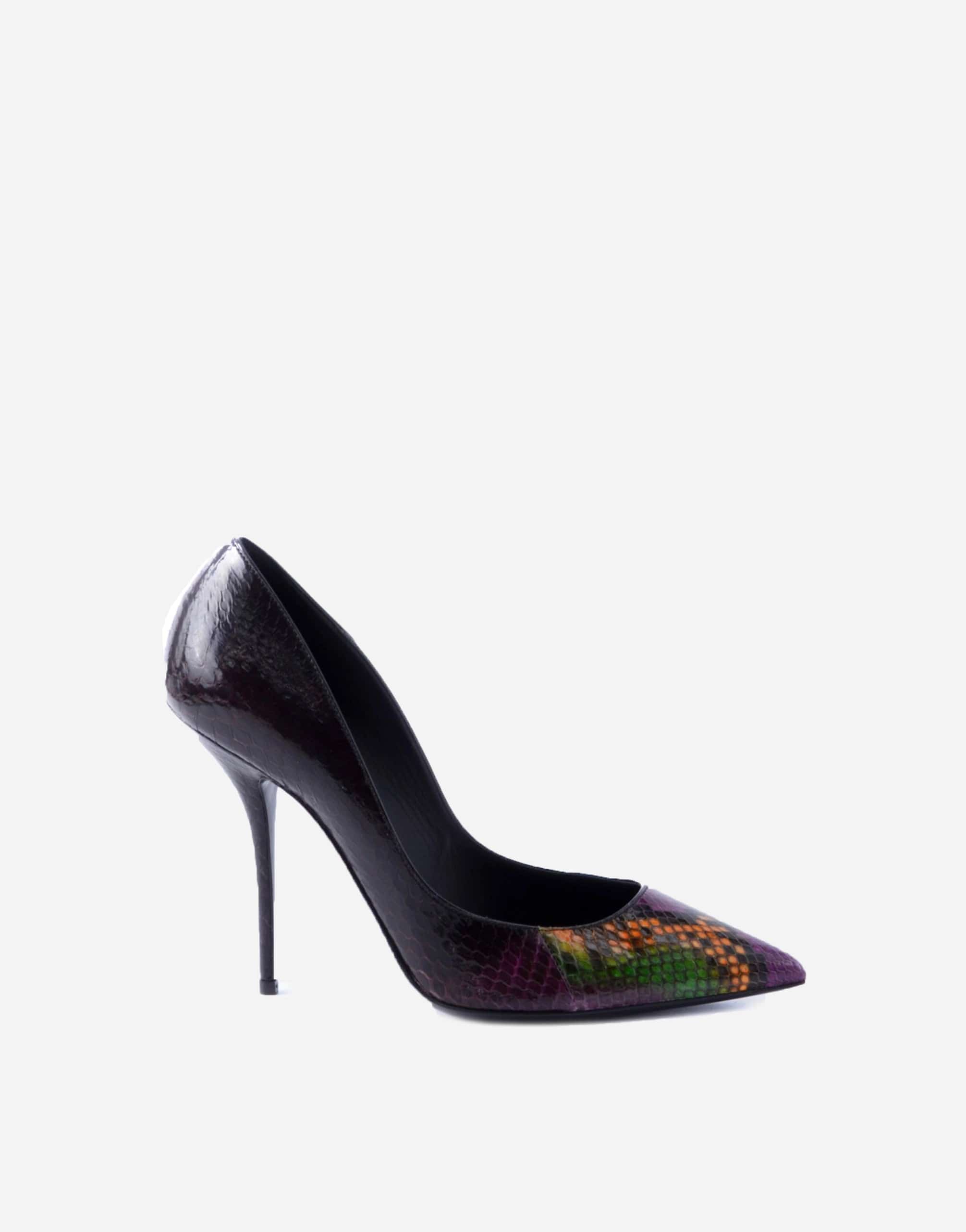 Dolce & Gabbana Multicolor Pumps With Python Leather