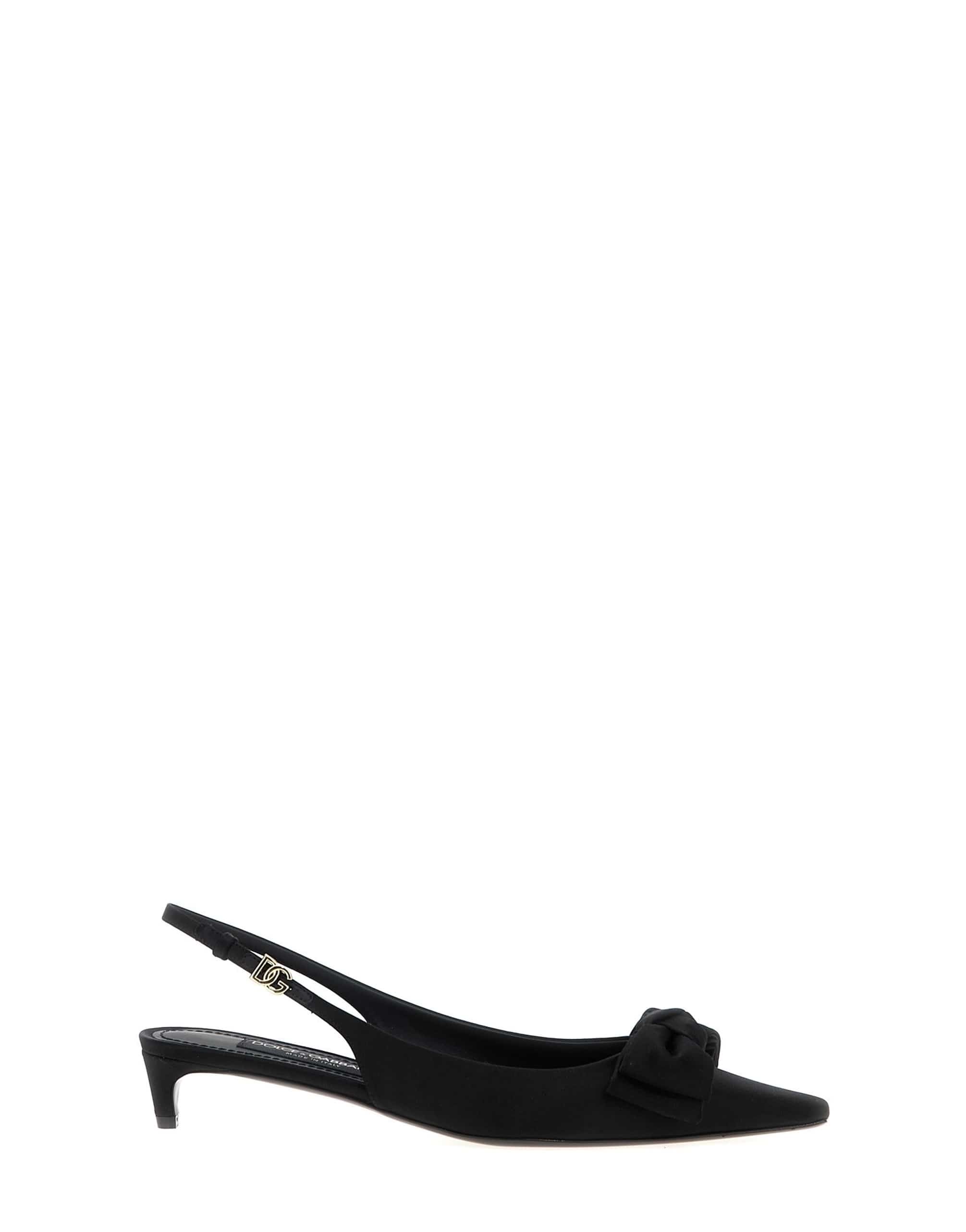 Dolce & Gabbana Dolce & Gabbana Mun Satin Slingback