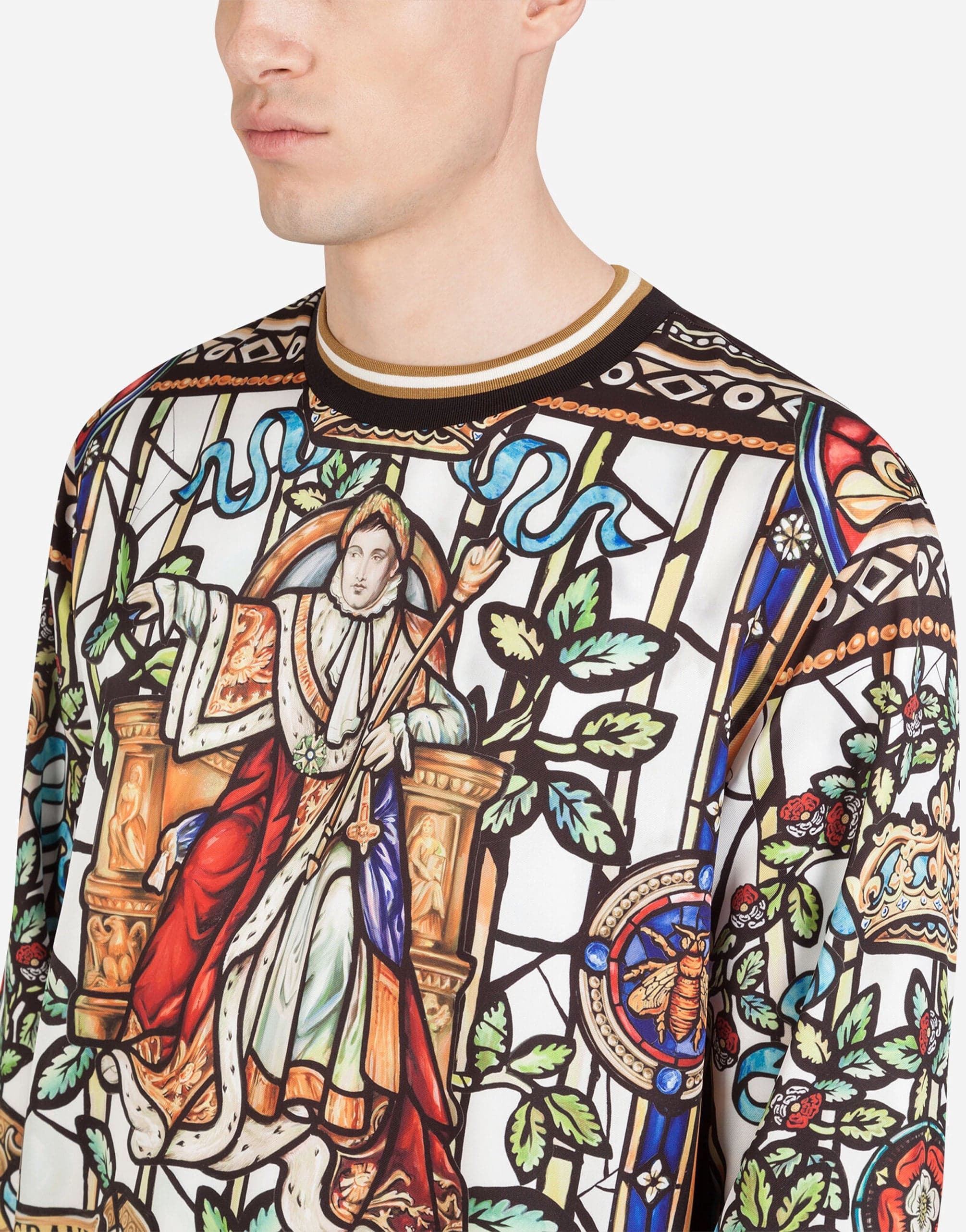 Dolce & Gabbana Napoleon Print Sweater