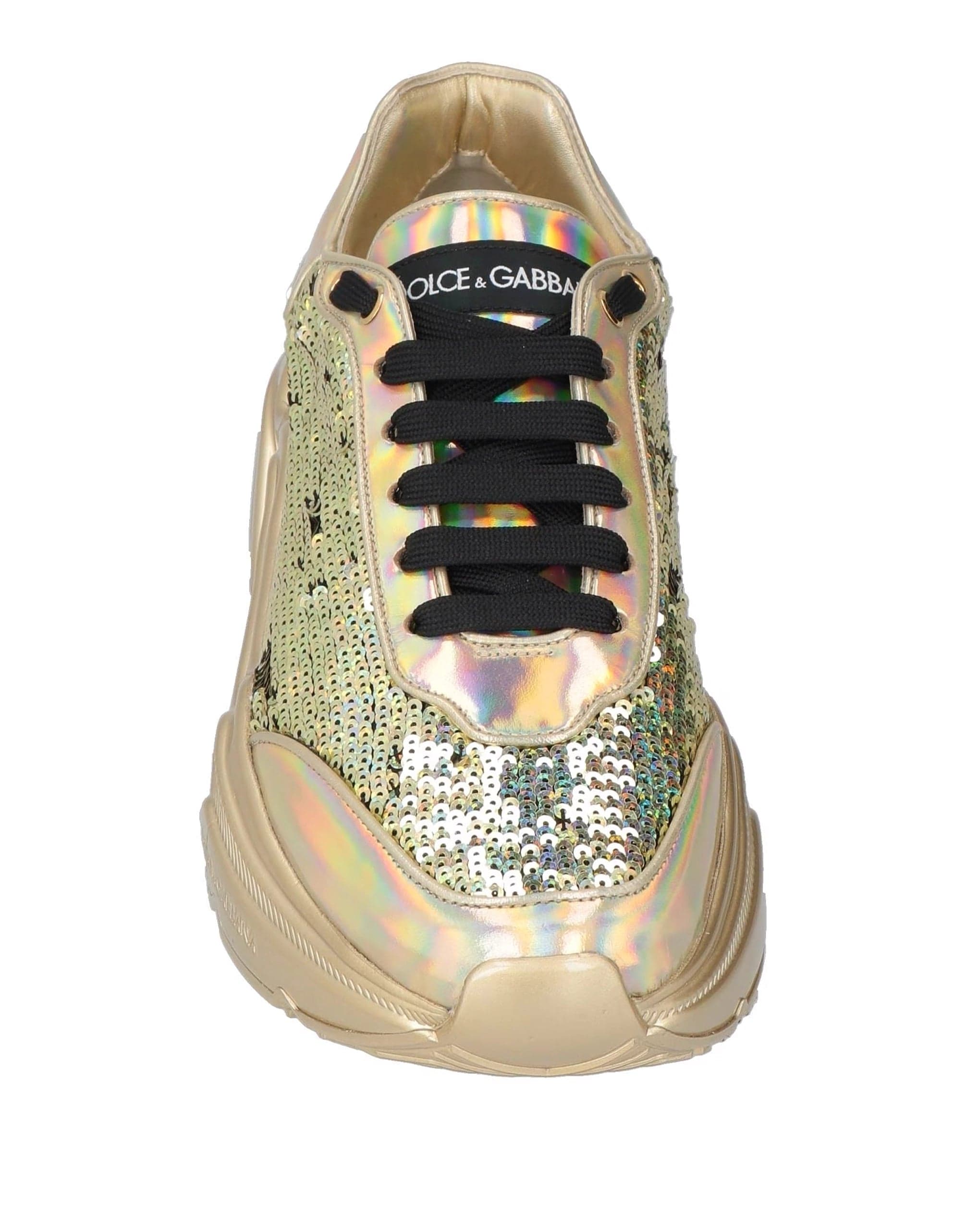 Dolce & Gabbana Nappa Daymaster Sneakers With Sequins