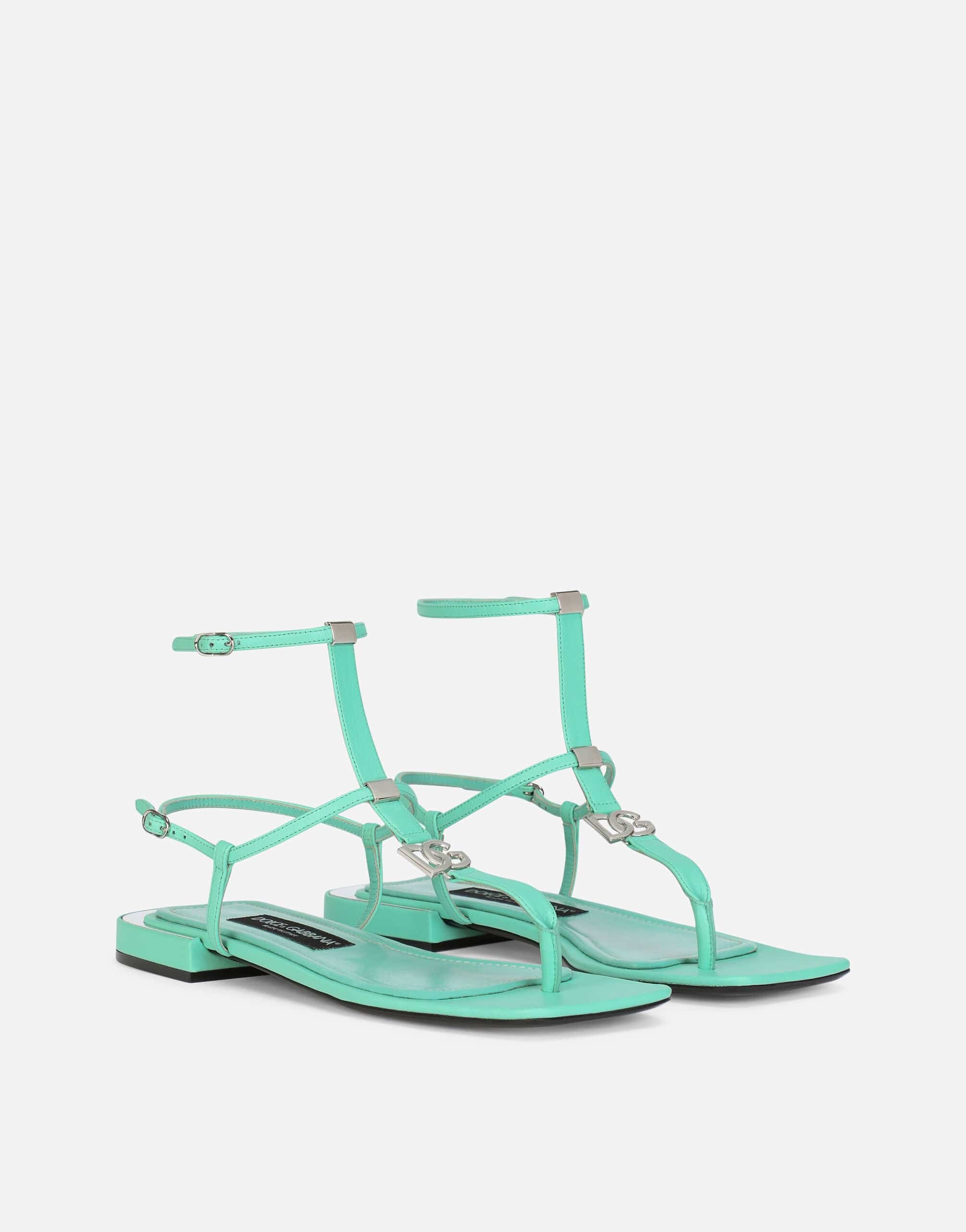 Dolce & Gabbana Nappa DG Thong Sandals