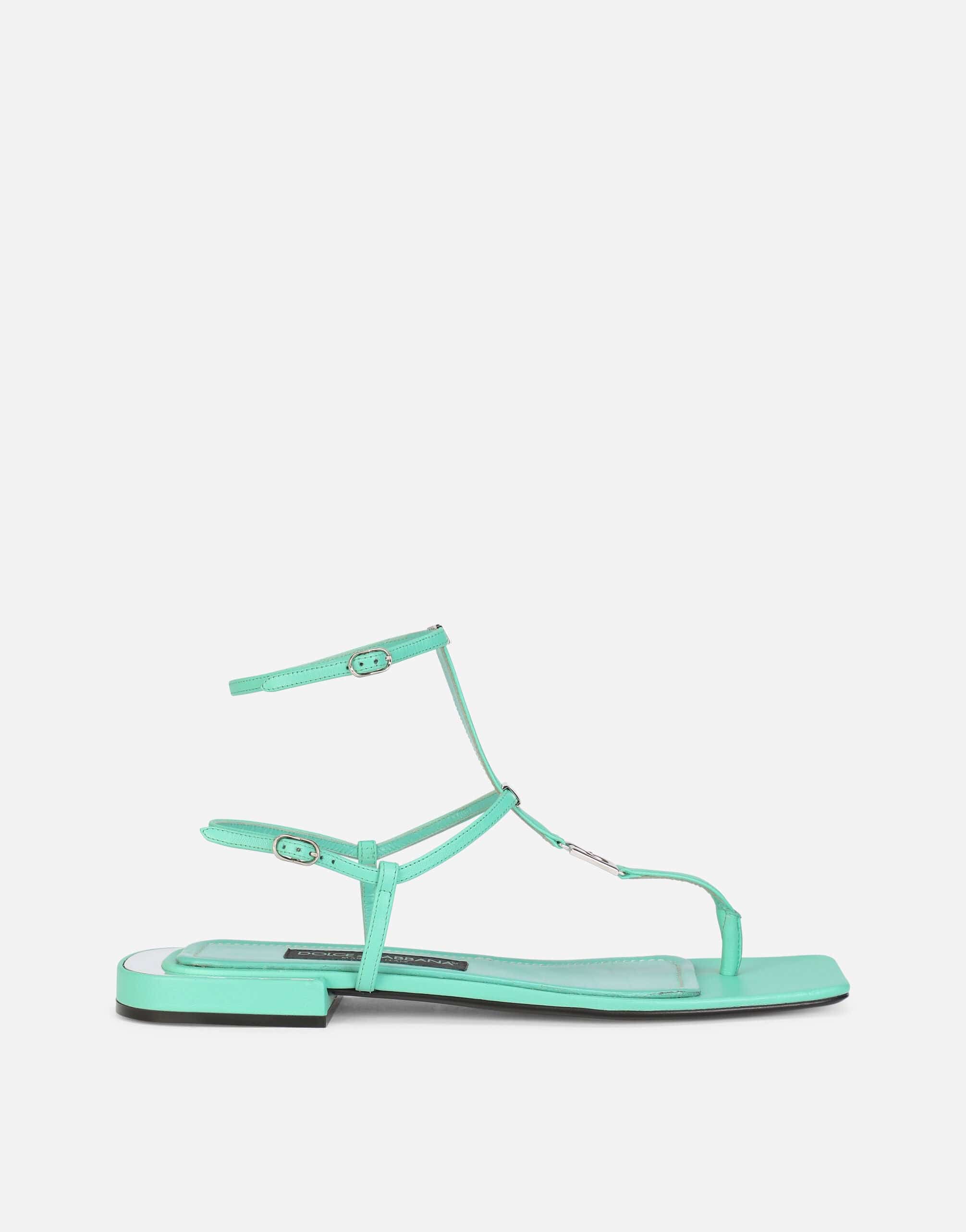 Dolce & Gabbana Nappa DG Thong Sandals