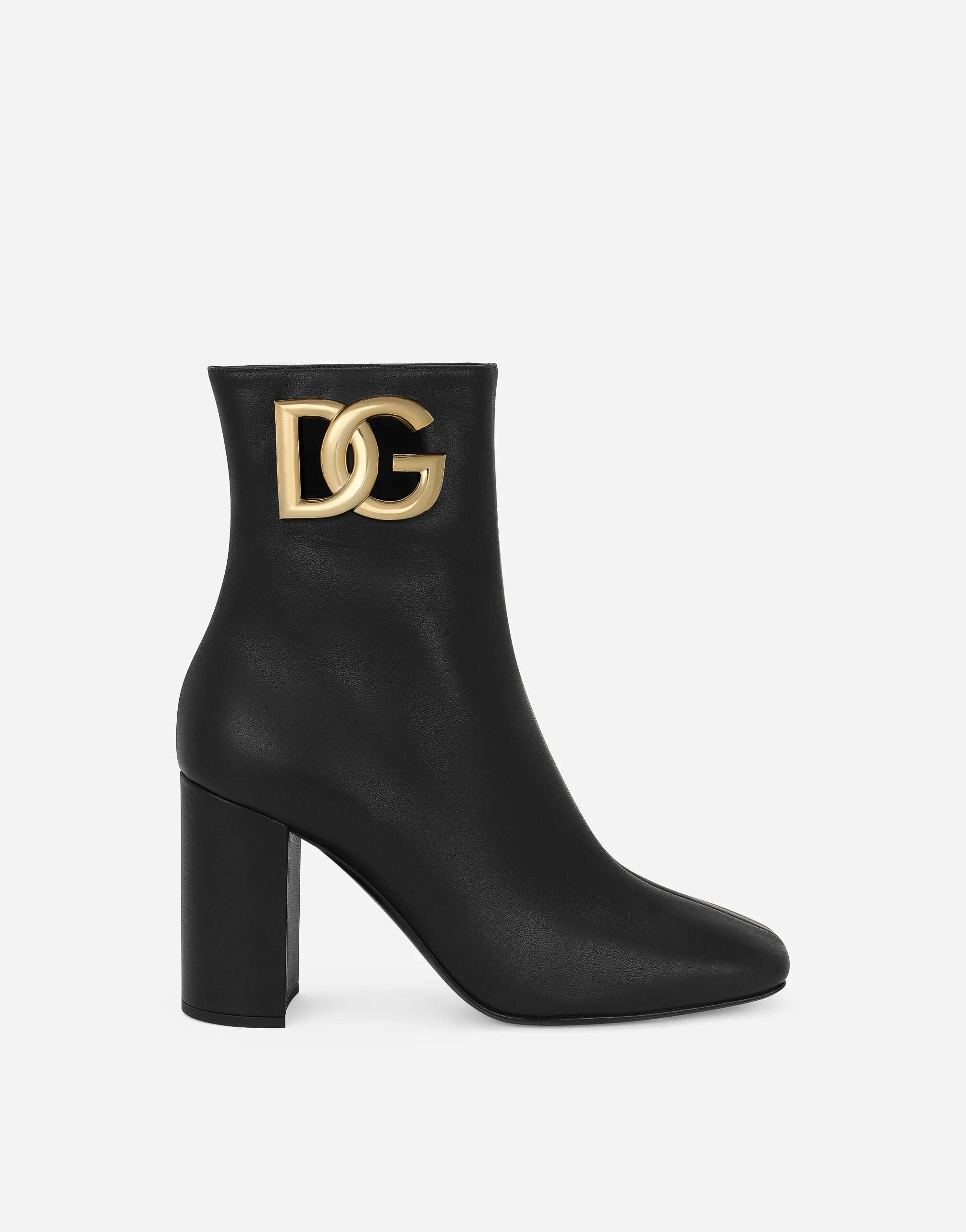 Dolce & Gabbana Nappa Leather Ankle Boots