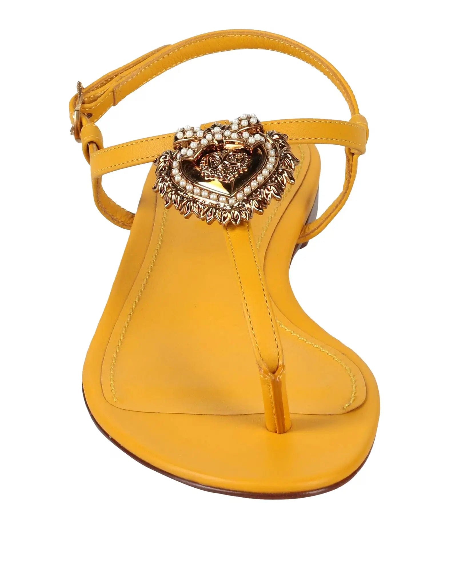 Dolce & Gabbana Nappa Leather Devotion Sandals