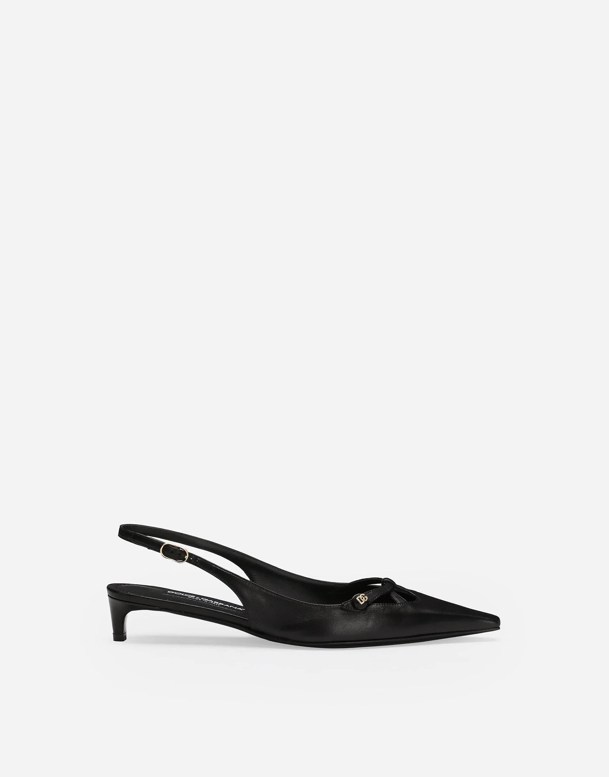 Dolce & Gabbana Nappa Leather Slingbacks