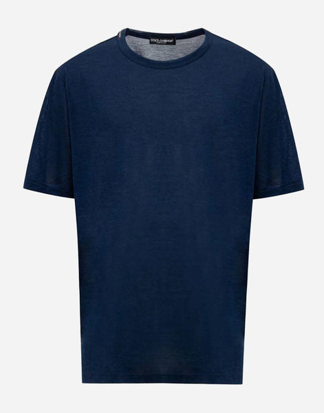 トップス 90s dolce&gabbana j&ans dark navy shirt dolce-gabbana-navy-blue-silk-t