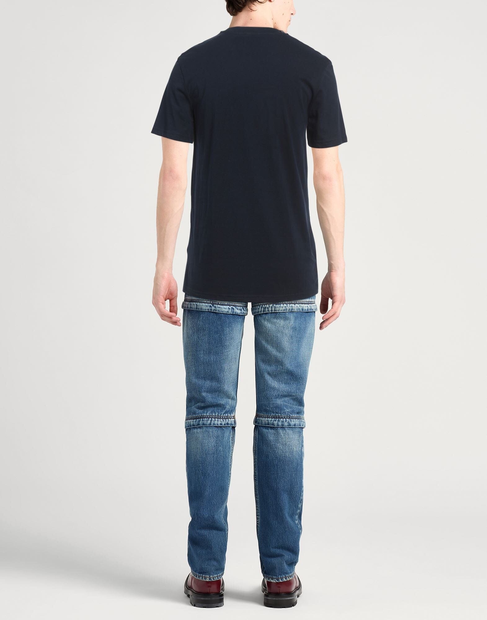 Dolce & Gabbana Camiseta de Algodão com Logo DG Marinho | Sendegaro BR