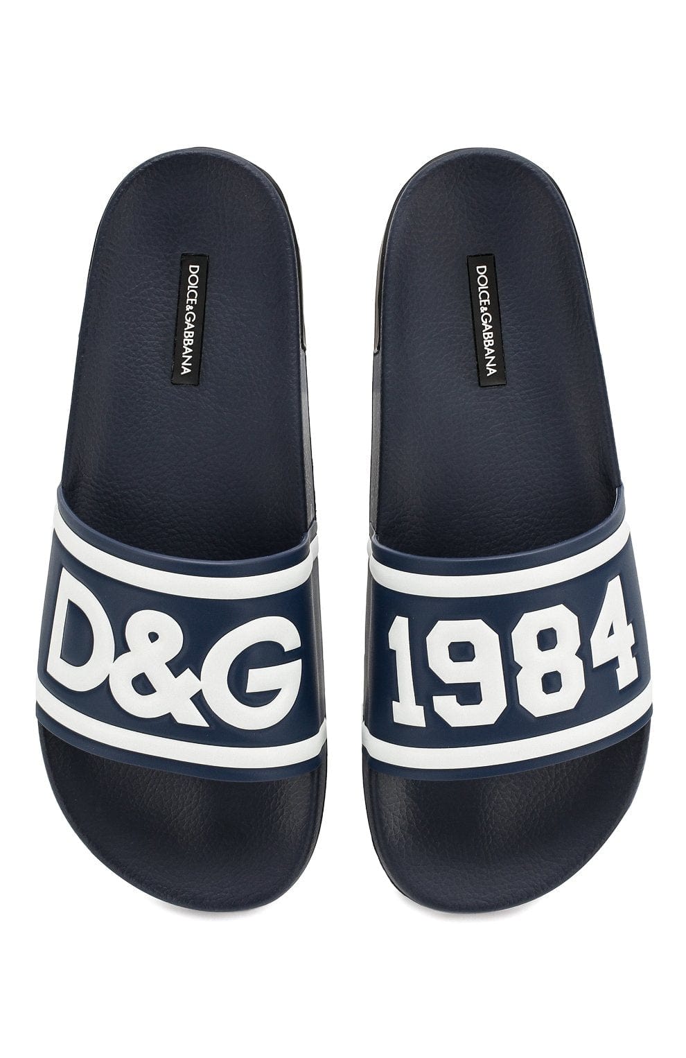 Dolce & Gabbana Navy Logo Slides