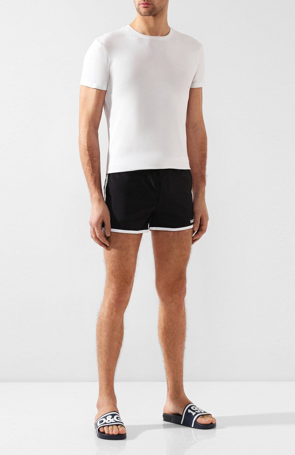 Dolce & Gabbana Navy Logo Slides