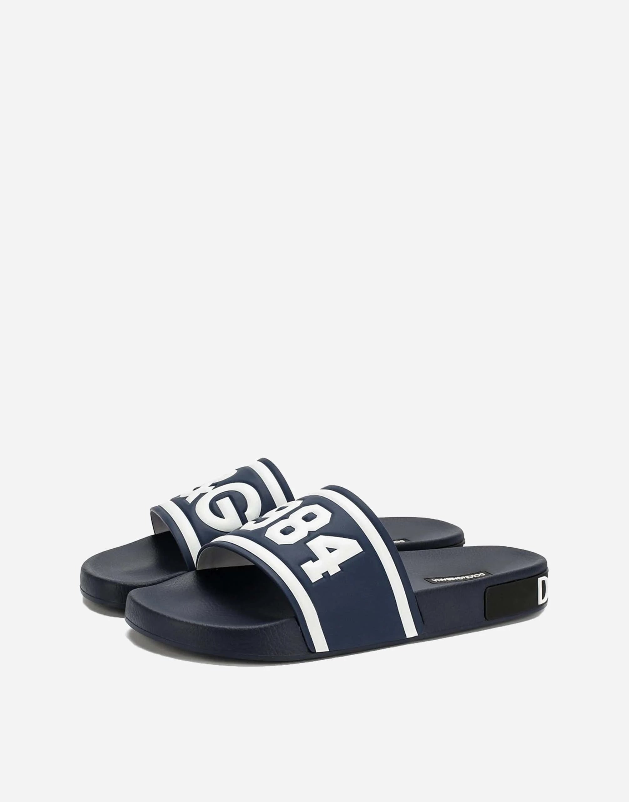 Dolce & Gabbana Navy Logo Slides