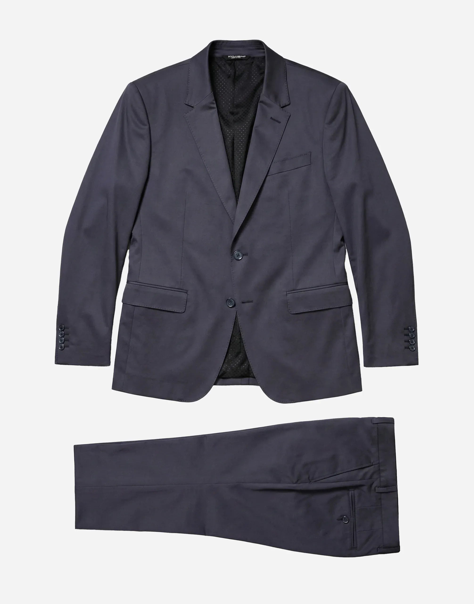 Dolce & Gabbana Navy Martini-Fit Two-Piece Suit