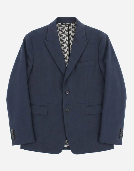 Dolce & Gabbana ネイビー シングルブレストブレザー | Sendegaro JP