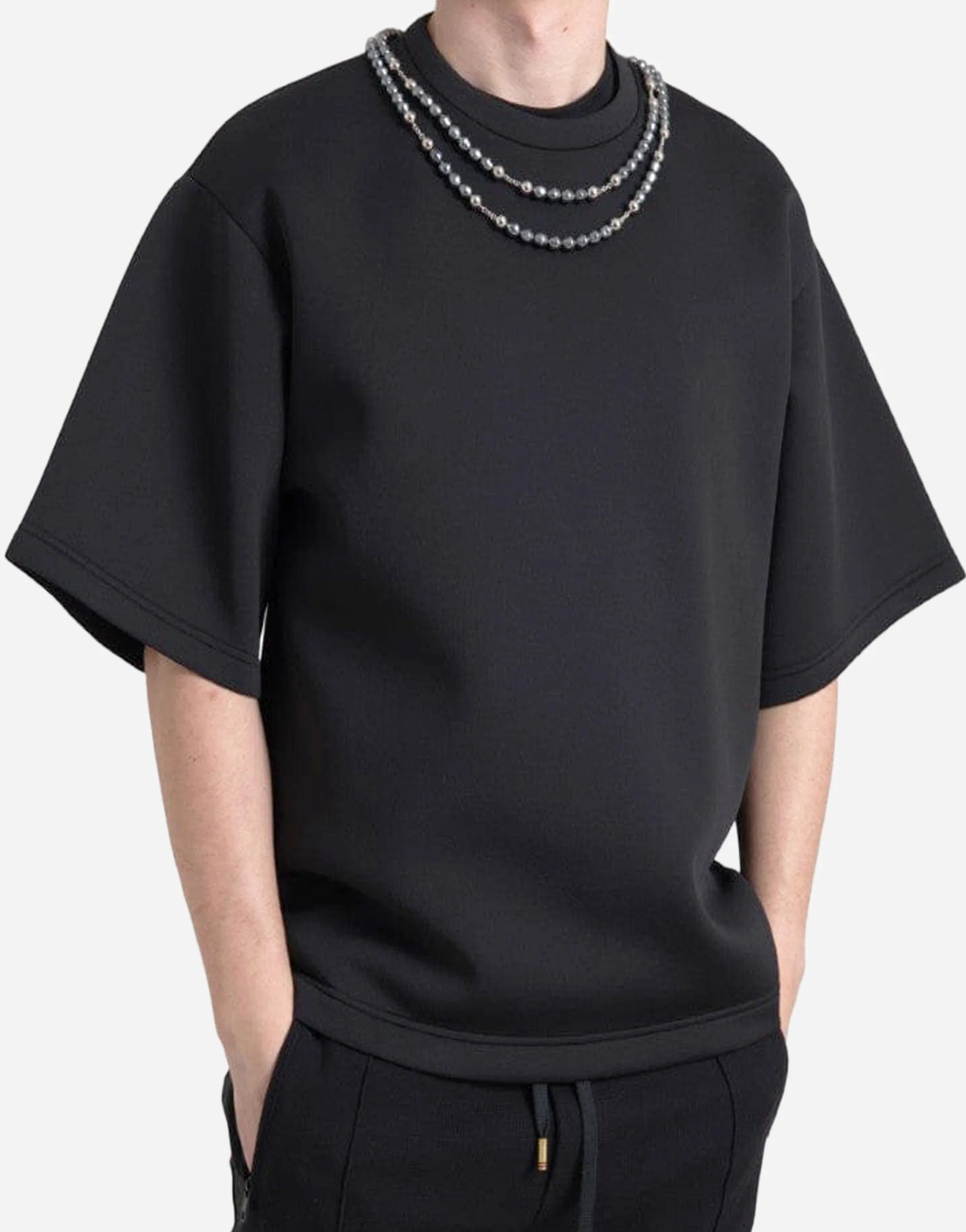 Dolce & Gabbana Necklace Embellished Oversized T-shirt