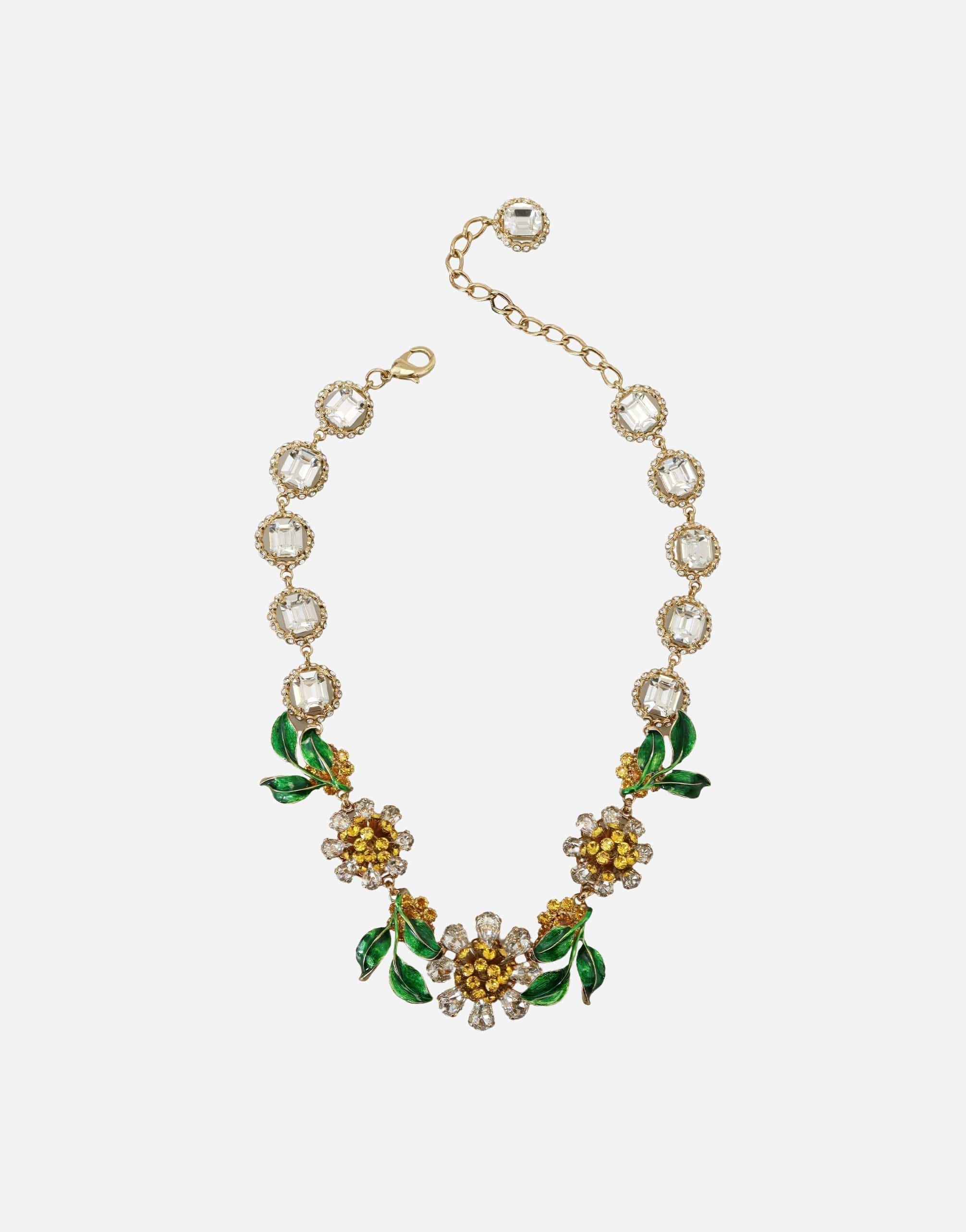 Dolce & Gabbana Necklace With Floral Embellishment