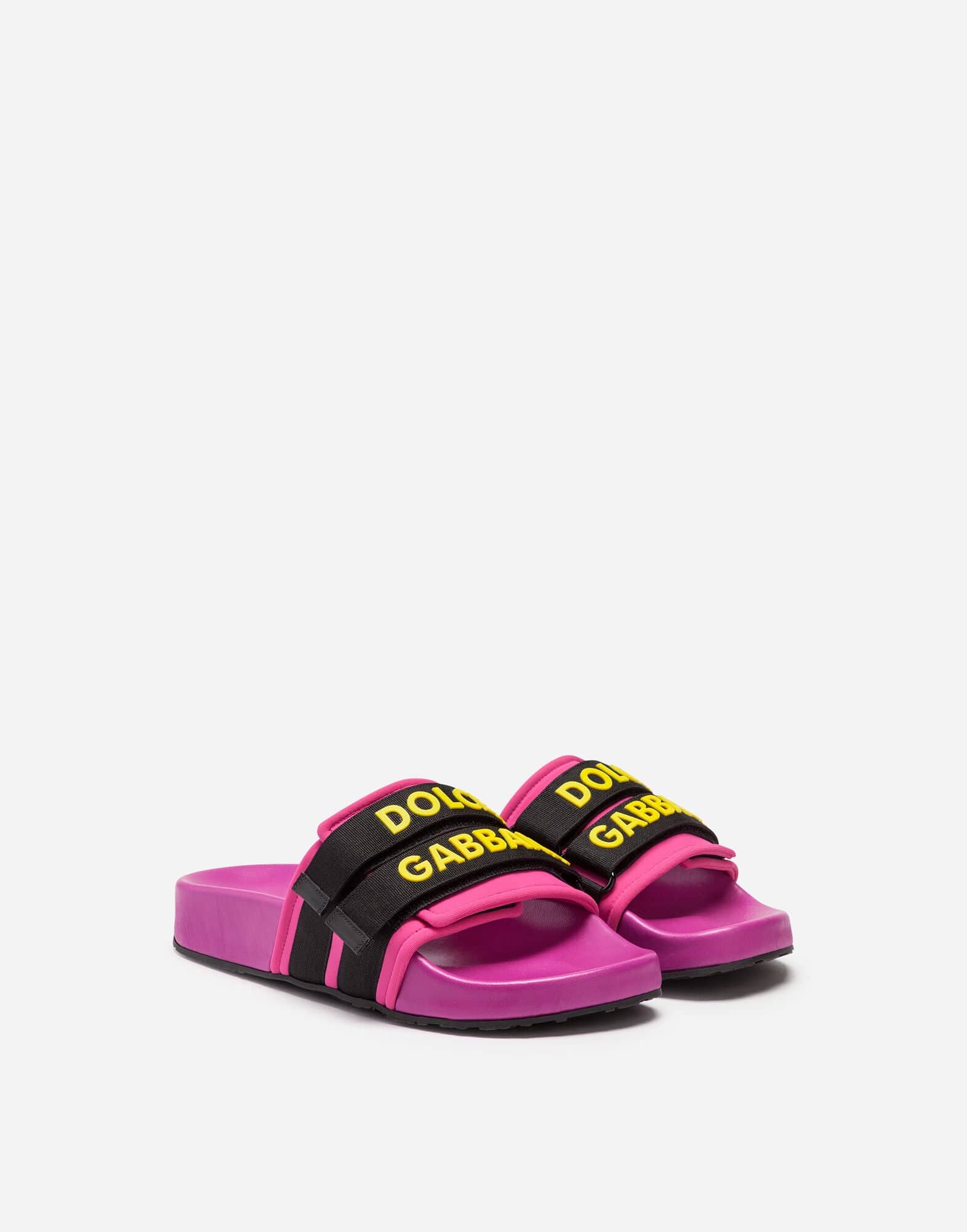 Dolce & Gabbana Neoprene Logo Slides