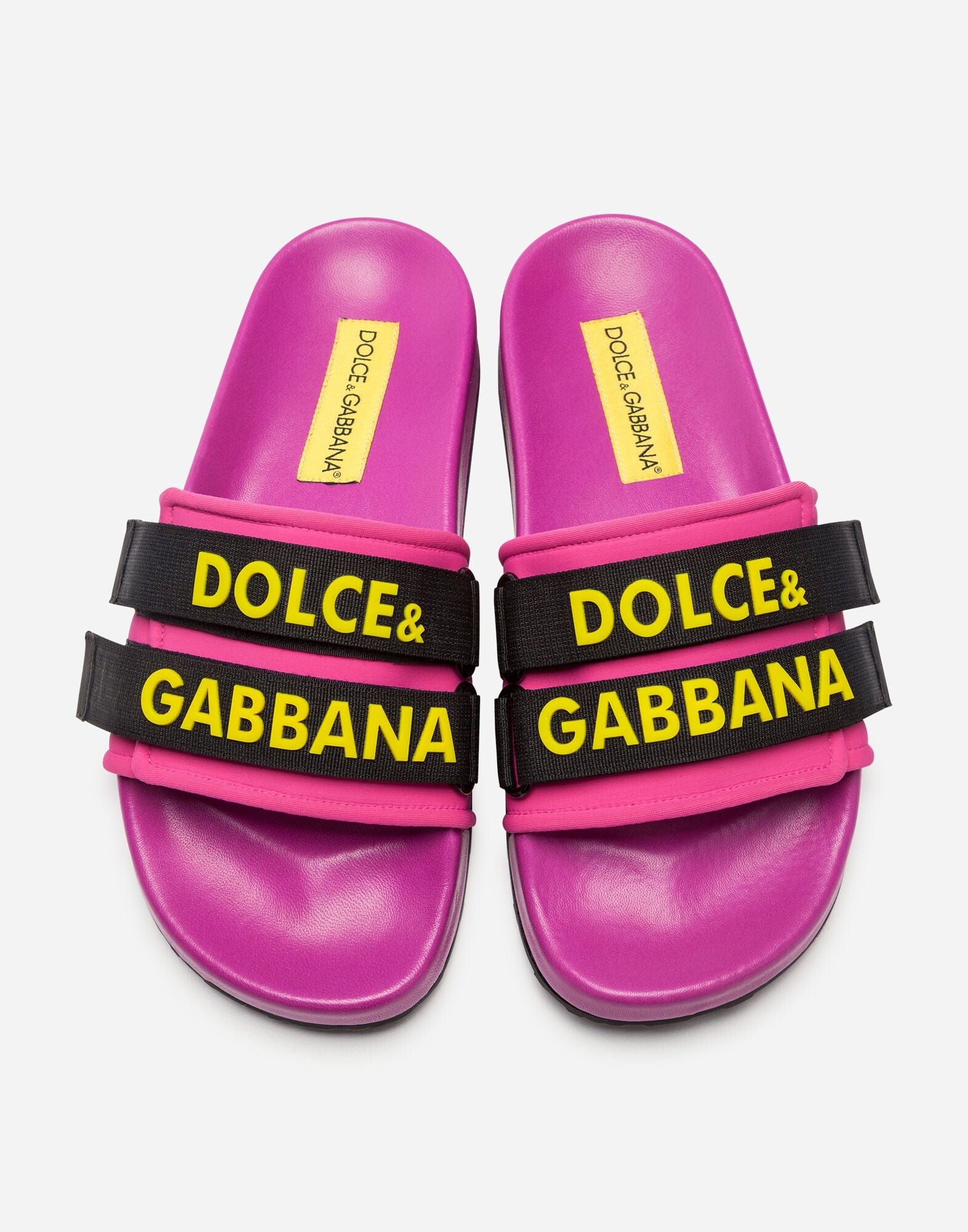 Dolce & Gabbana Neoprene Logo Slides