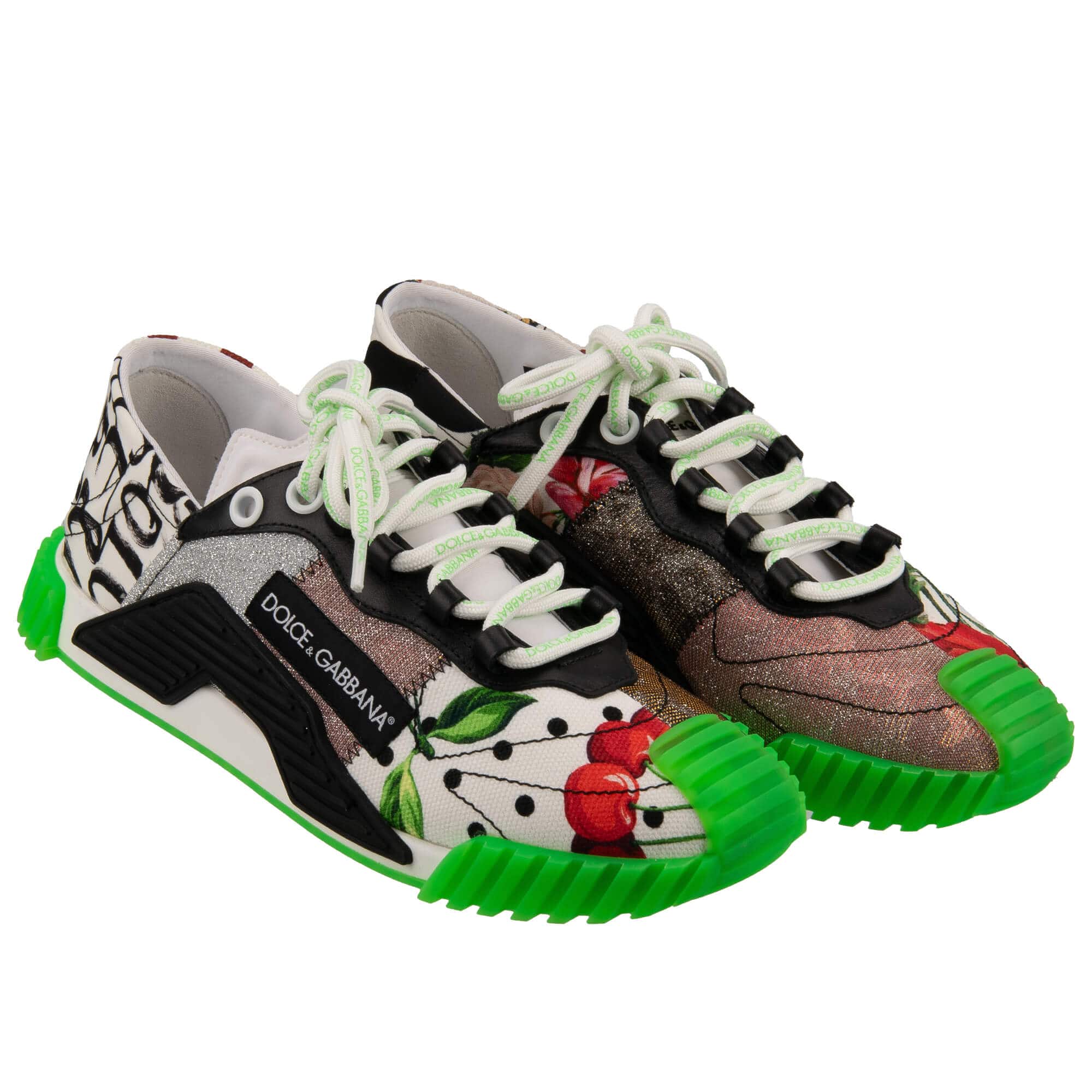 Dolce & Gabbana NS1 Cherry-Print Sneakers | Sendegaro FR