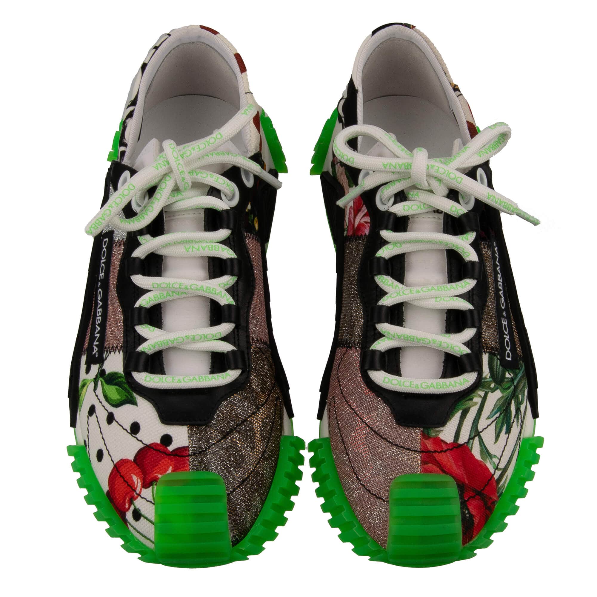 Dolce & Gabbana NS1 Cherry-Print Sneakers | Sendegaro