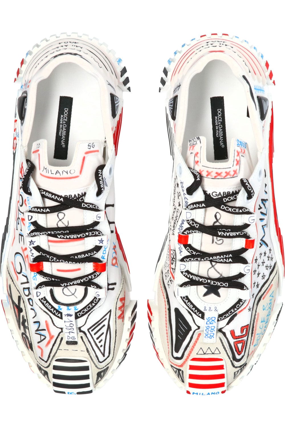 Dolce & Gabbana NS1 Graffiti-Print Sneakers
