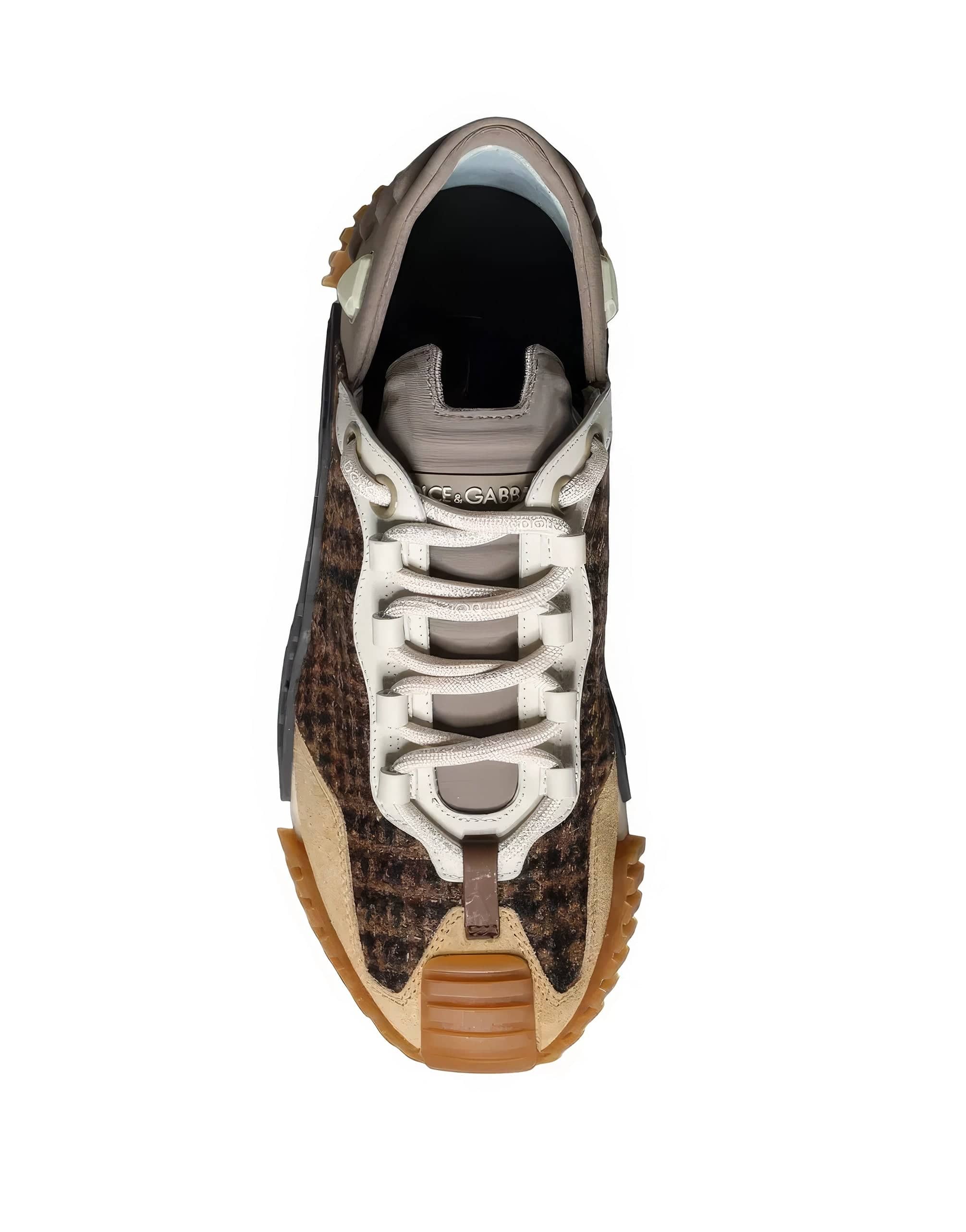 Dolce & Gabbana NS1 Sneakers With Tweed Pattern