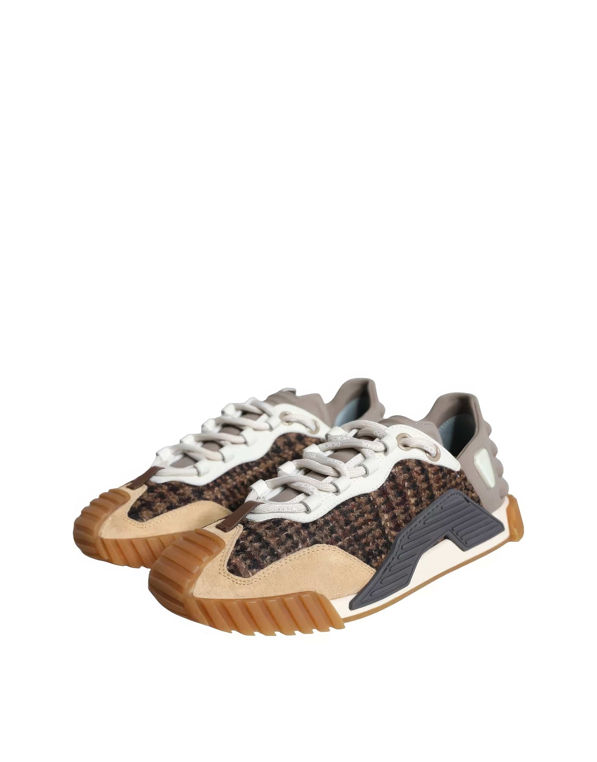 Dolce & Gabbana NS1 Sneakers With Tweed Pattern