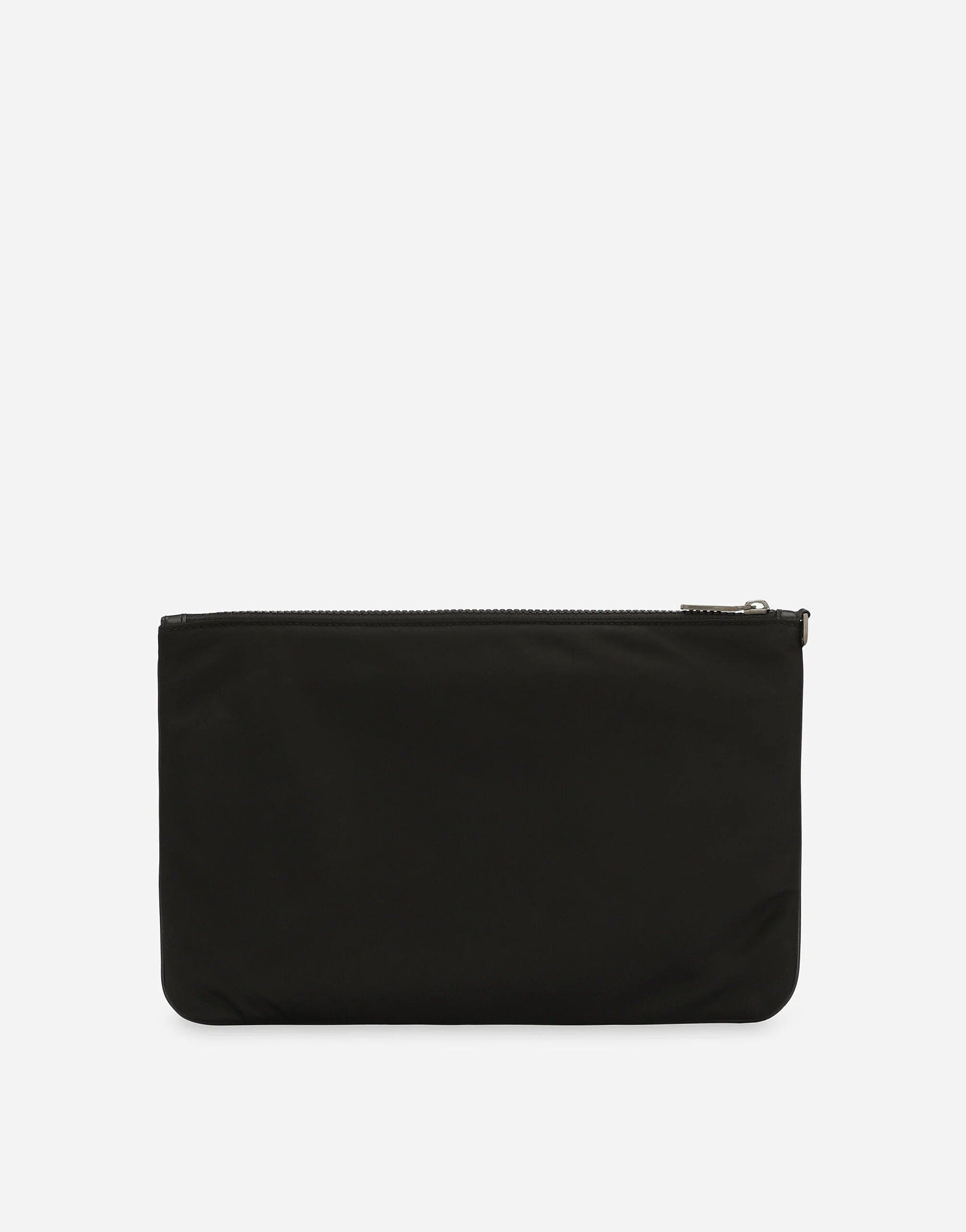 Dolce & Gabbana Nylon Pouch With Rubberized Logo