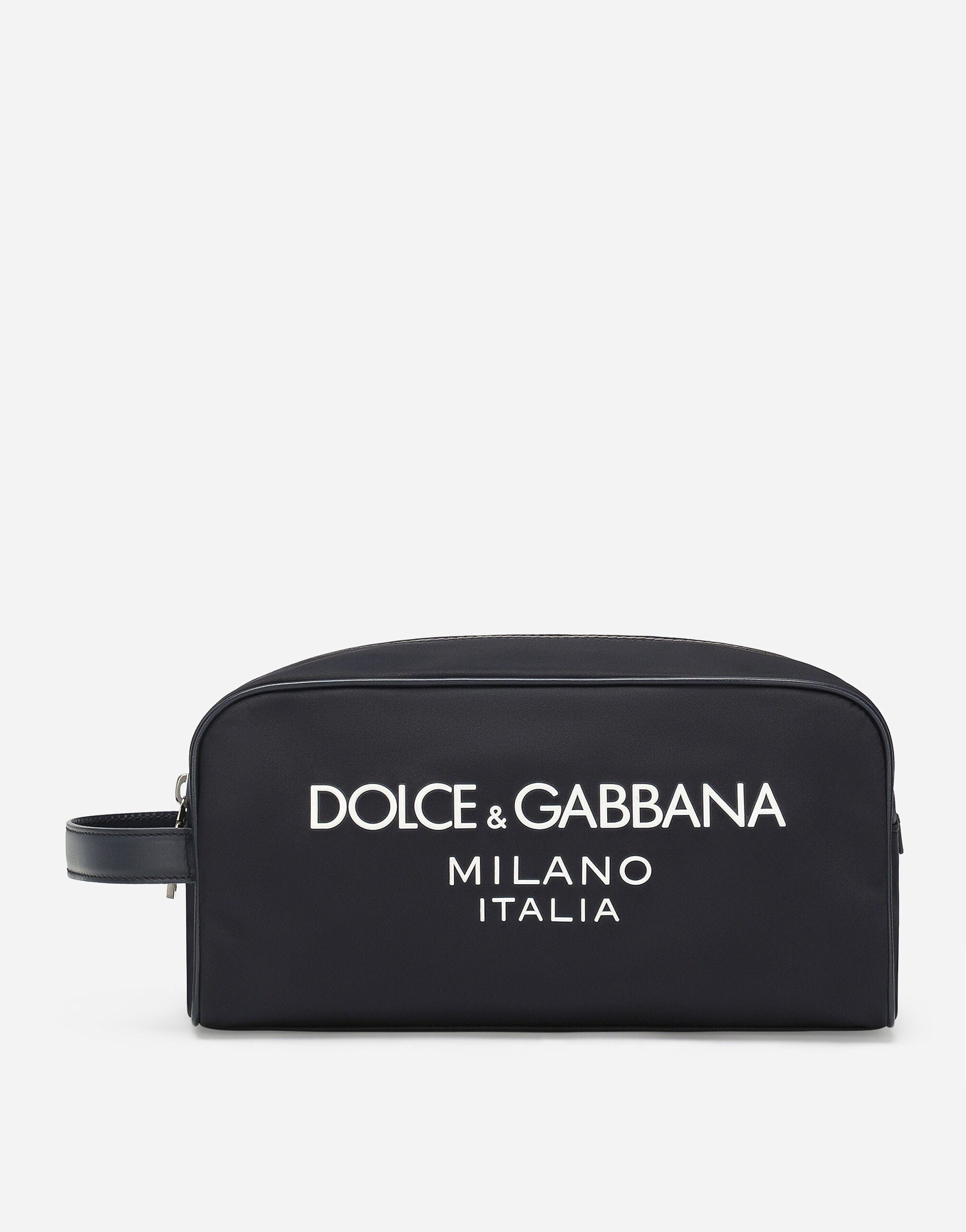 Dolce & Gabbana Nylon Toiletry Bag With Logo