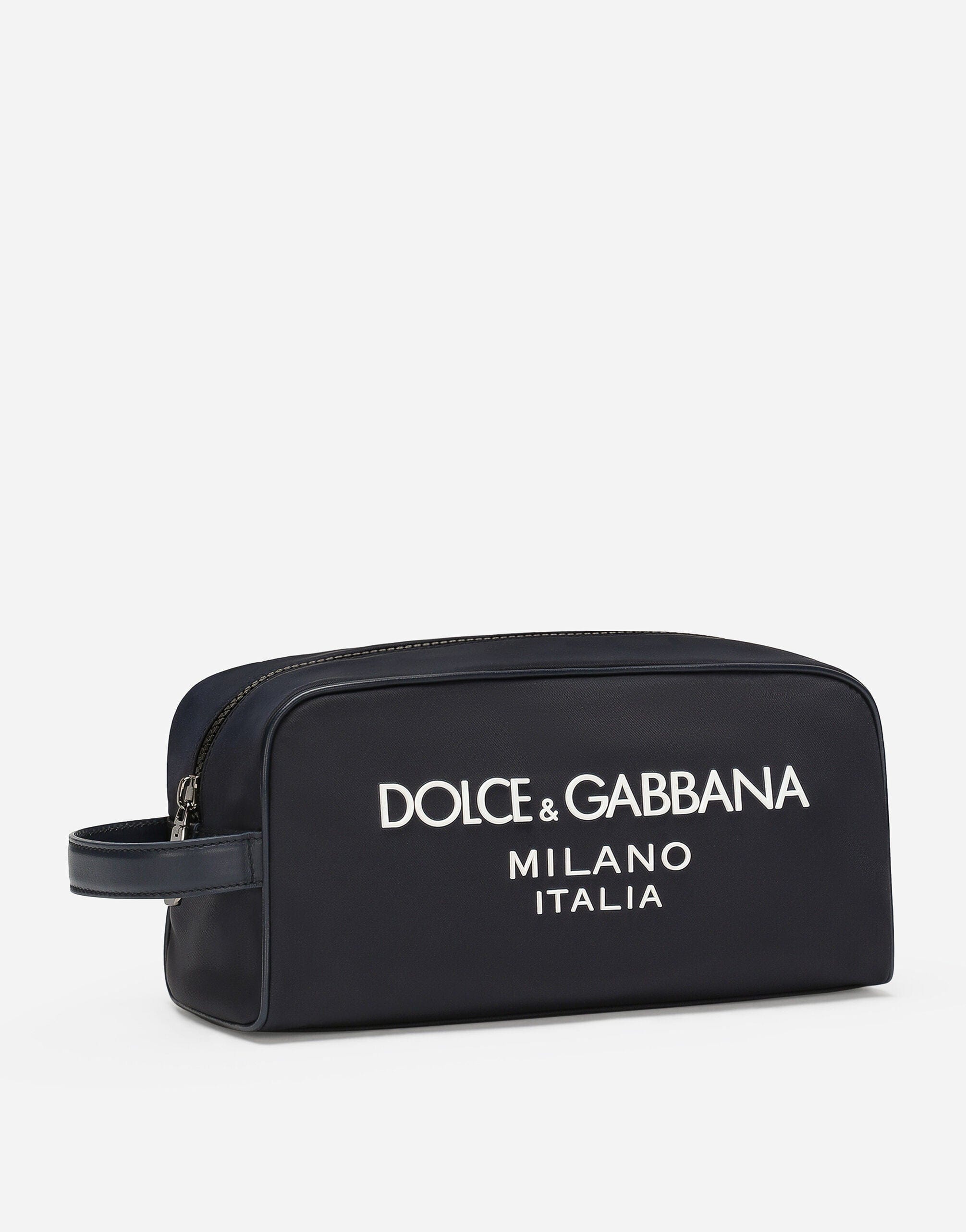 Dolce & Gabbana Nylon Toiletry Bag With Logo