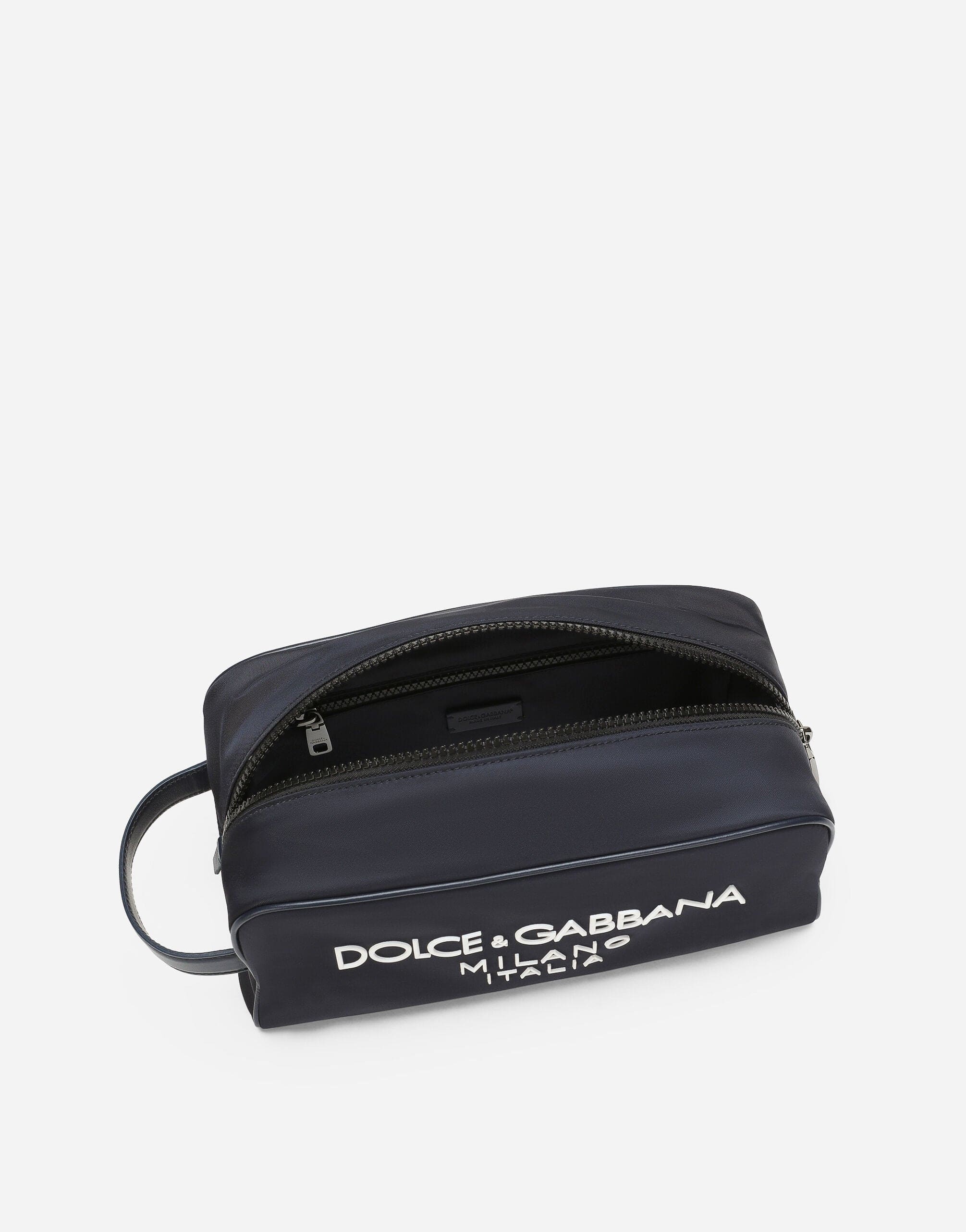 Dolce & Gabbana Nylon Toiletry Bag With Logo