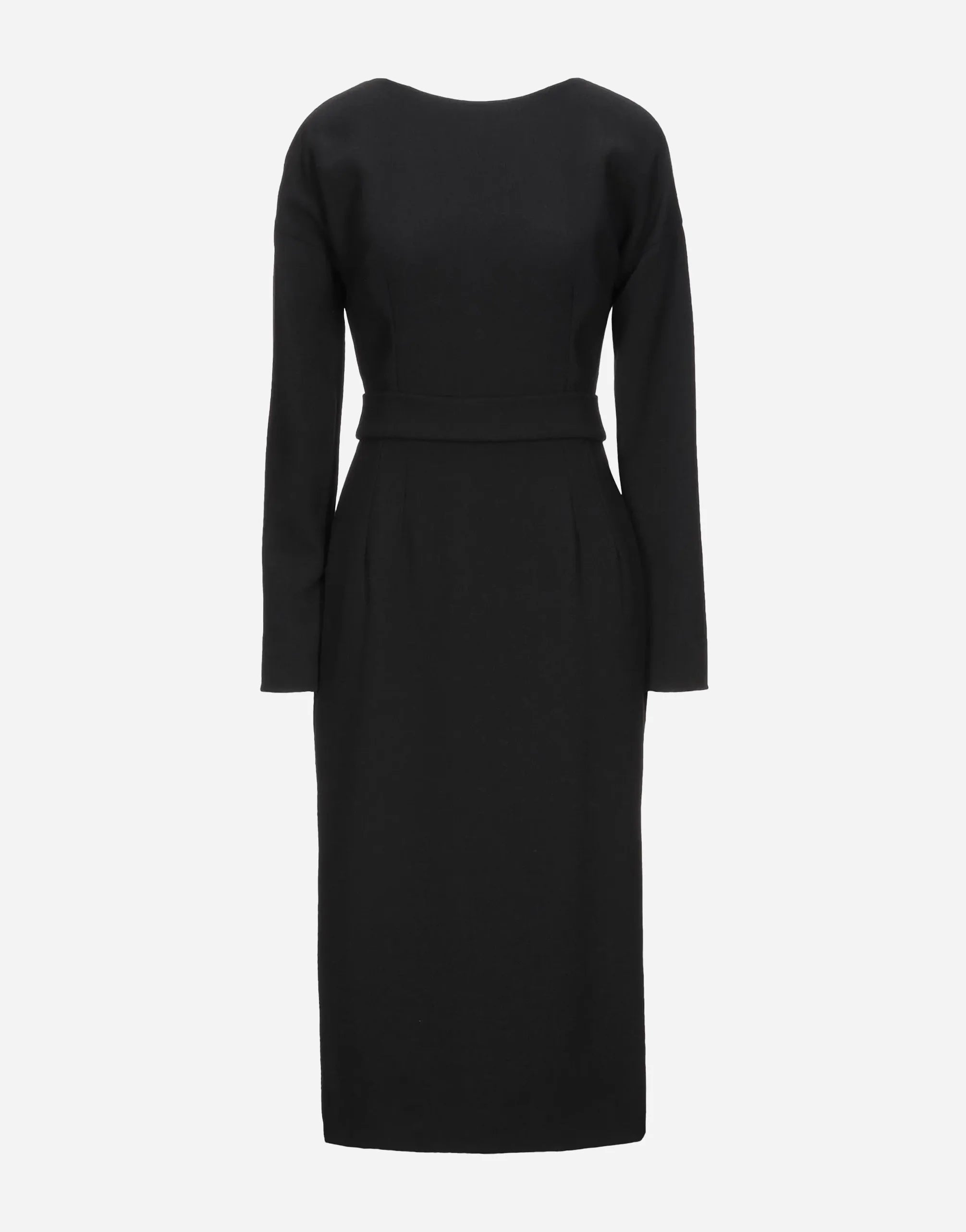 Dolce & Gabbana Open Back Belted Midi Dress
