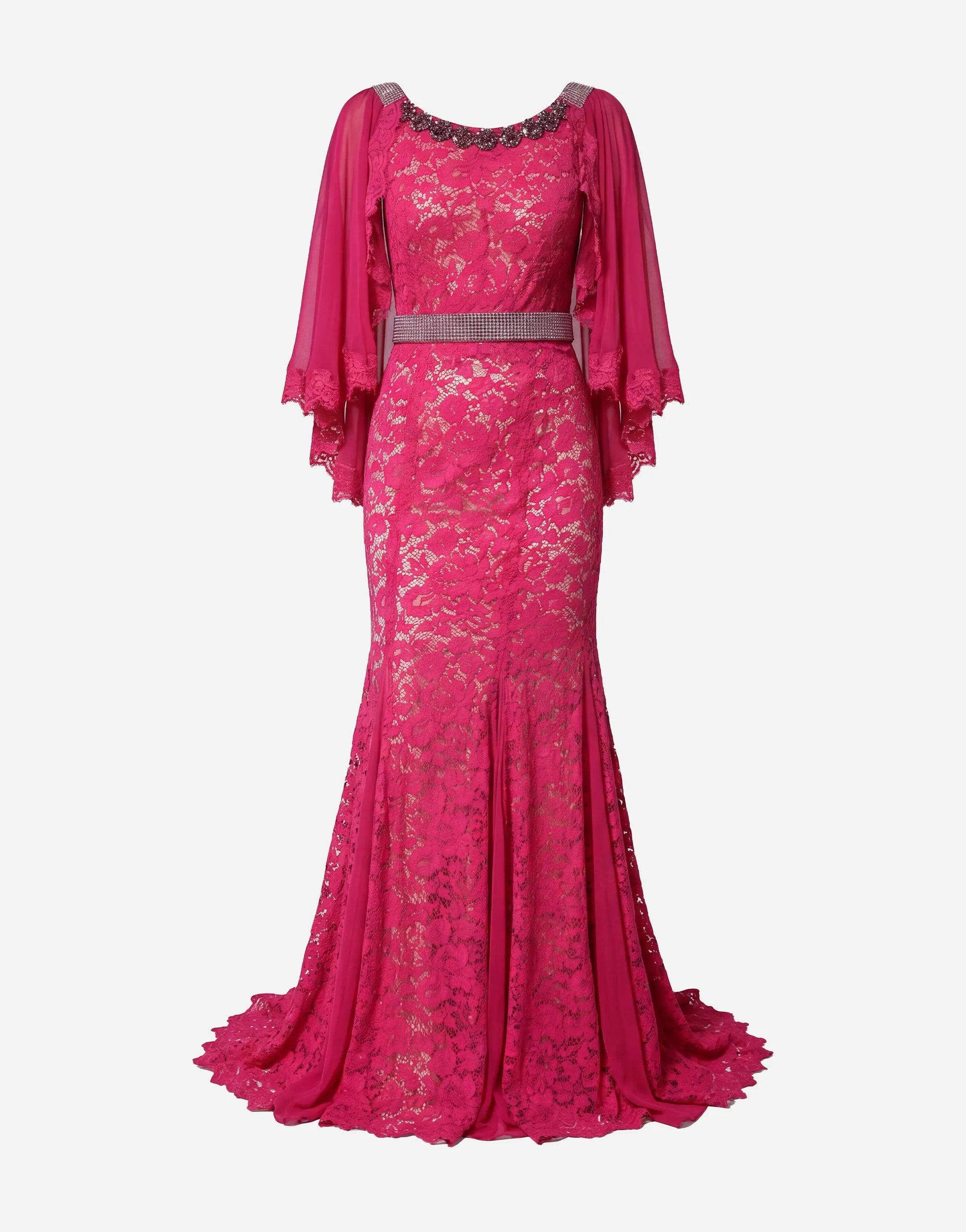 Dolce & Gabbana Open Back Embellished Maxi Dress