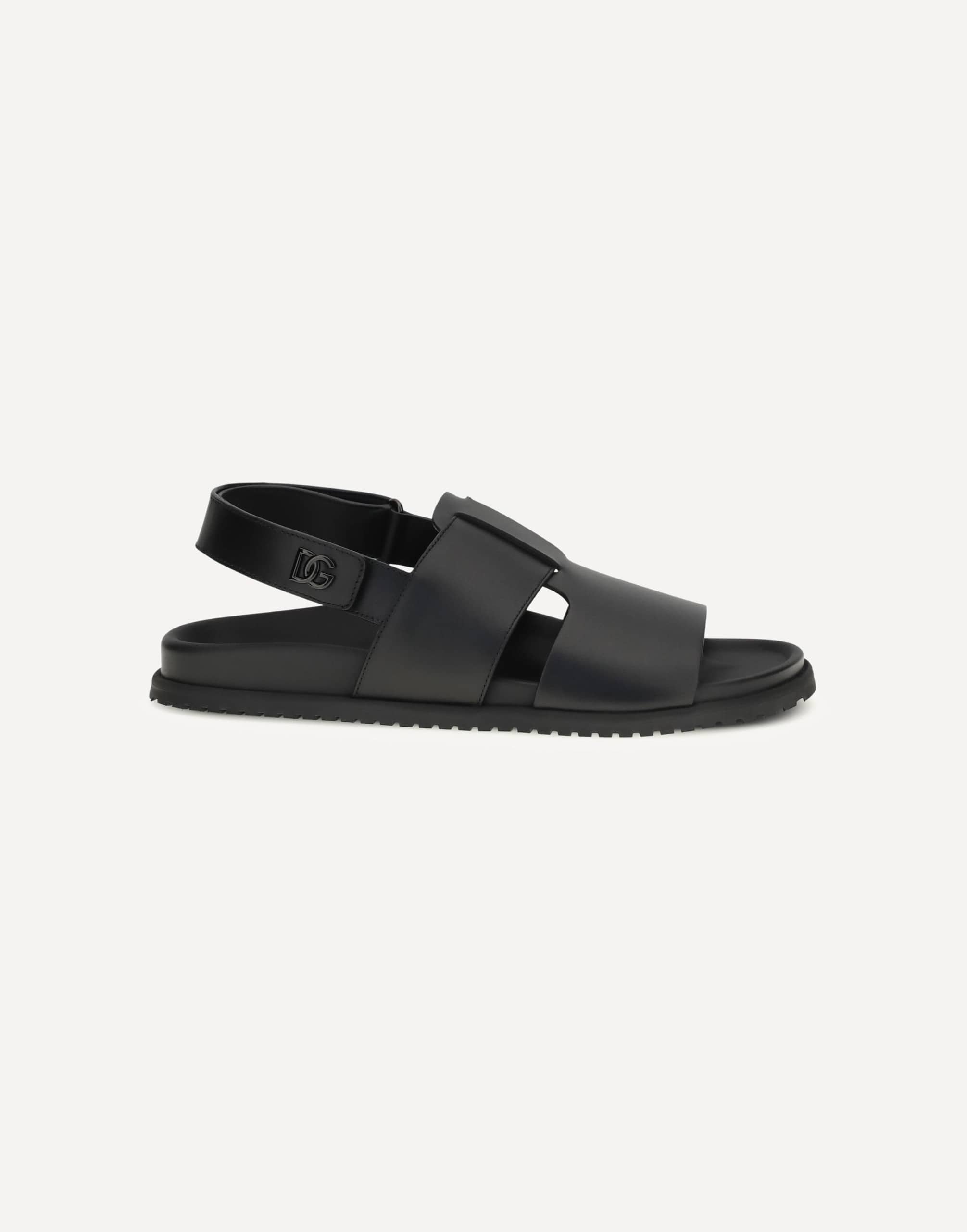 Dolce & Gabbana Open-Toe Leather Sandals | Sendegaro
