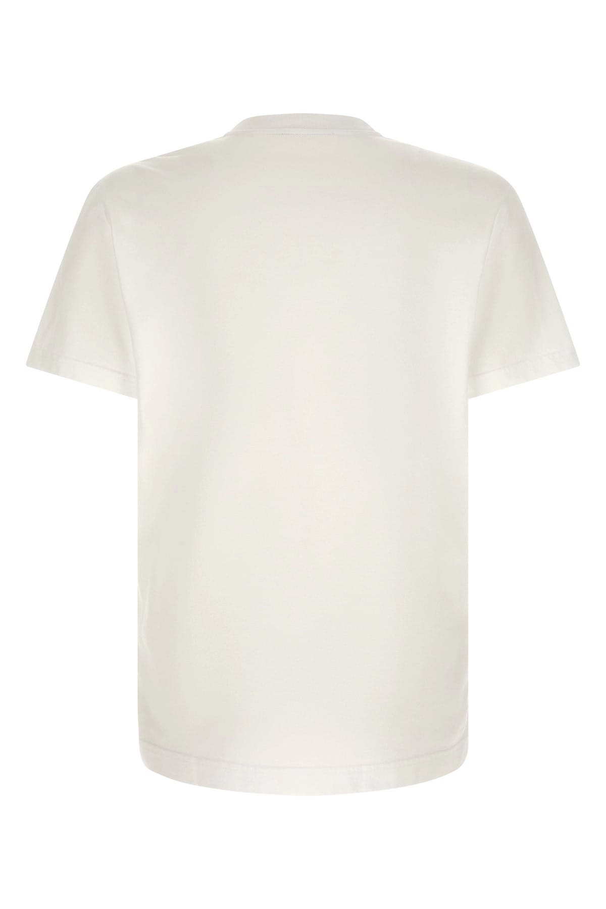 Dolce & Gabbana T-Shirt mit durchbrochenem Logo - alternate view