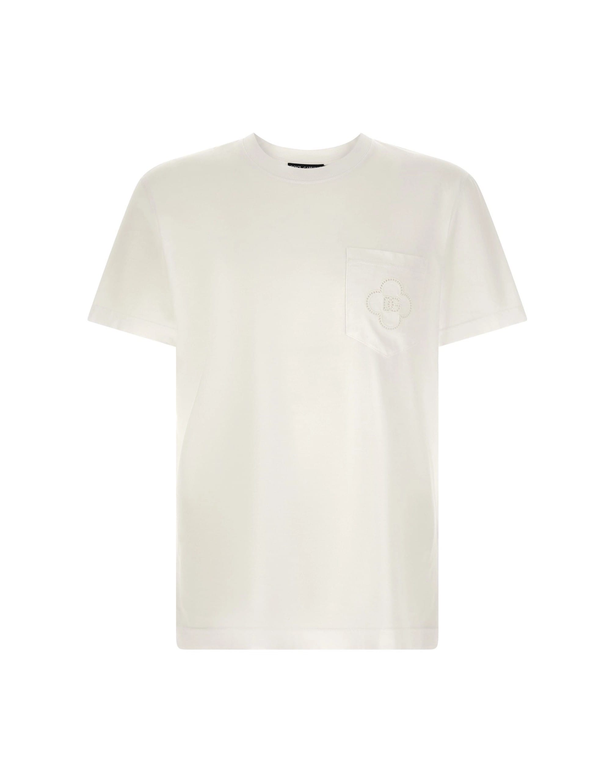 Dolce & Gabbana Dolce & Gabbana Openwork Logo T-Shirt