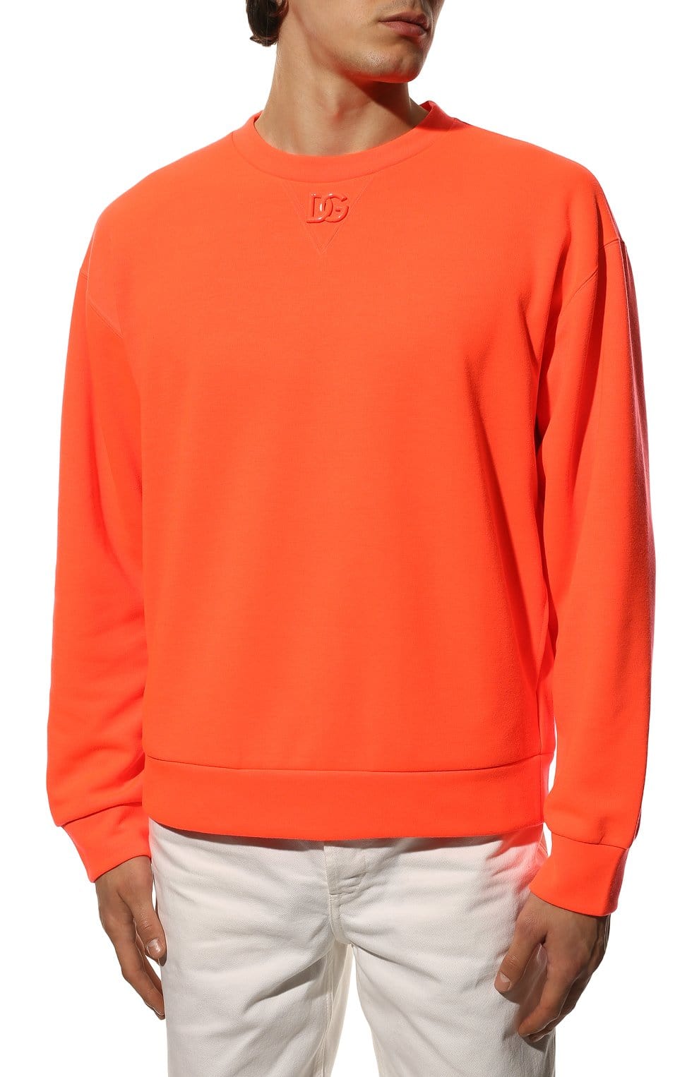 Dolce & Gabbana Orange DG Logo Sweatshirt
