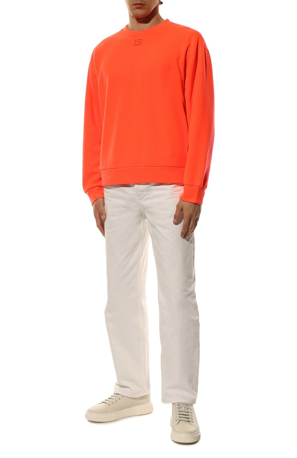 Dolce & Gabbana Orange DG Logo Sweatshirt