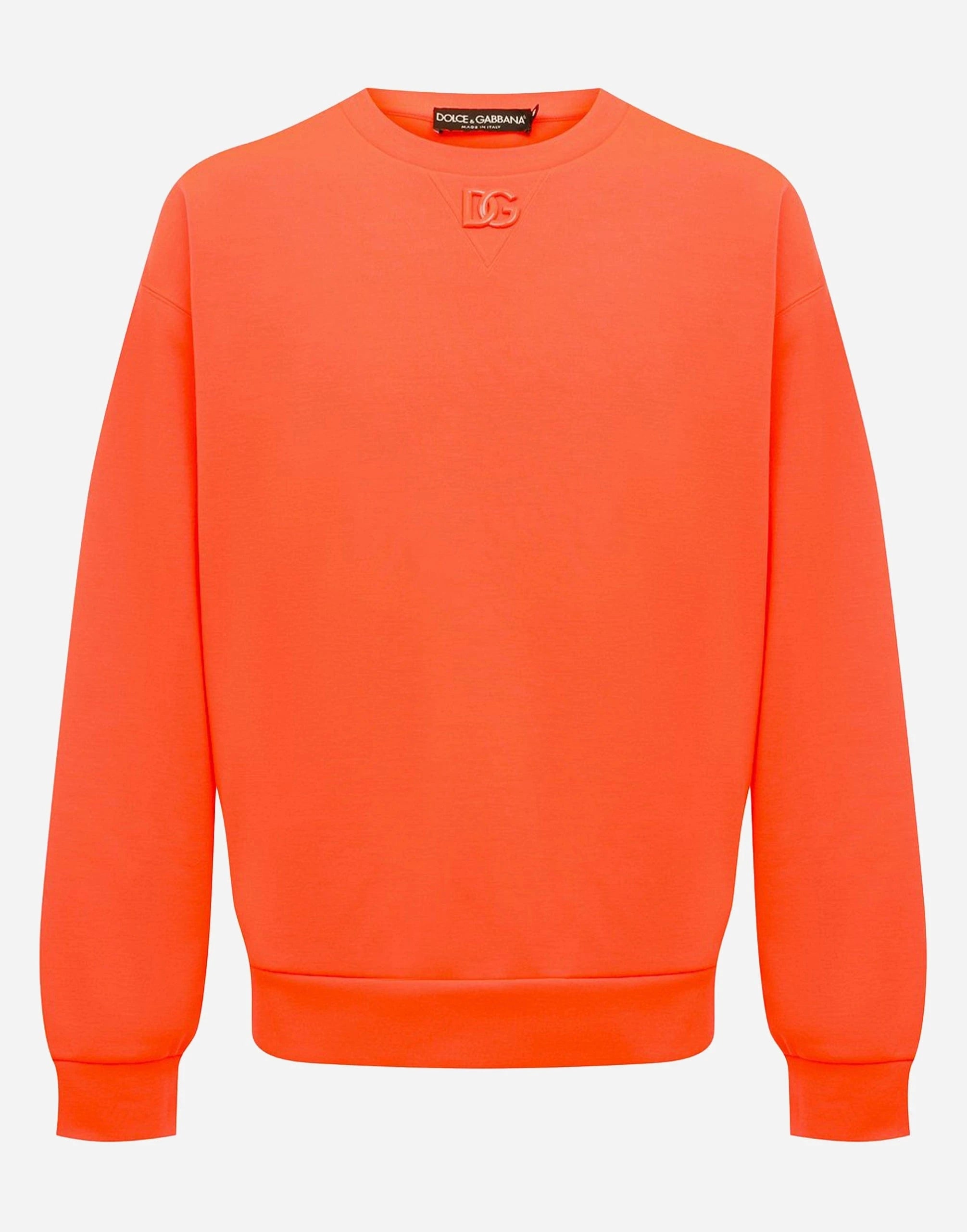 Dolce & Gabbana Orange DG Logo Sweatshirt