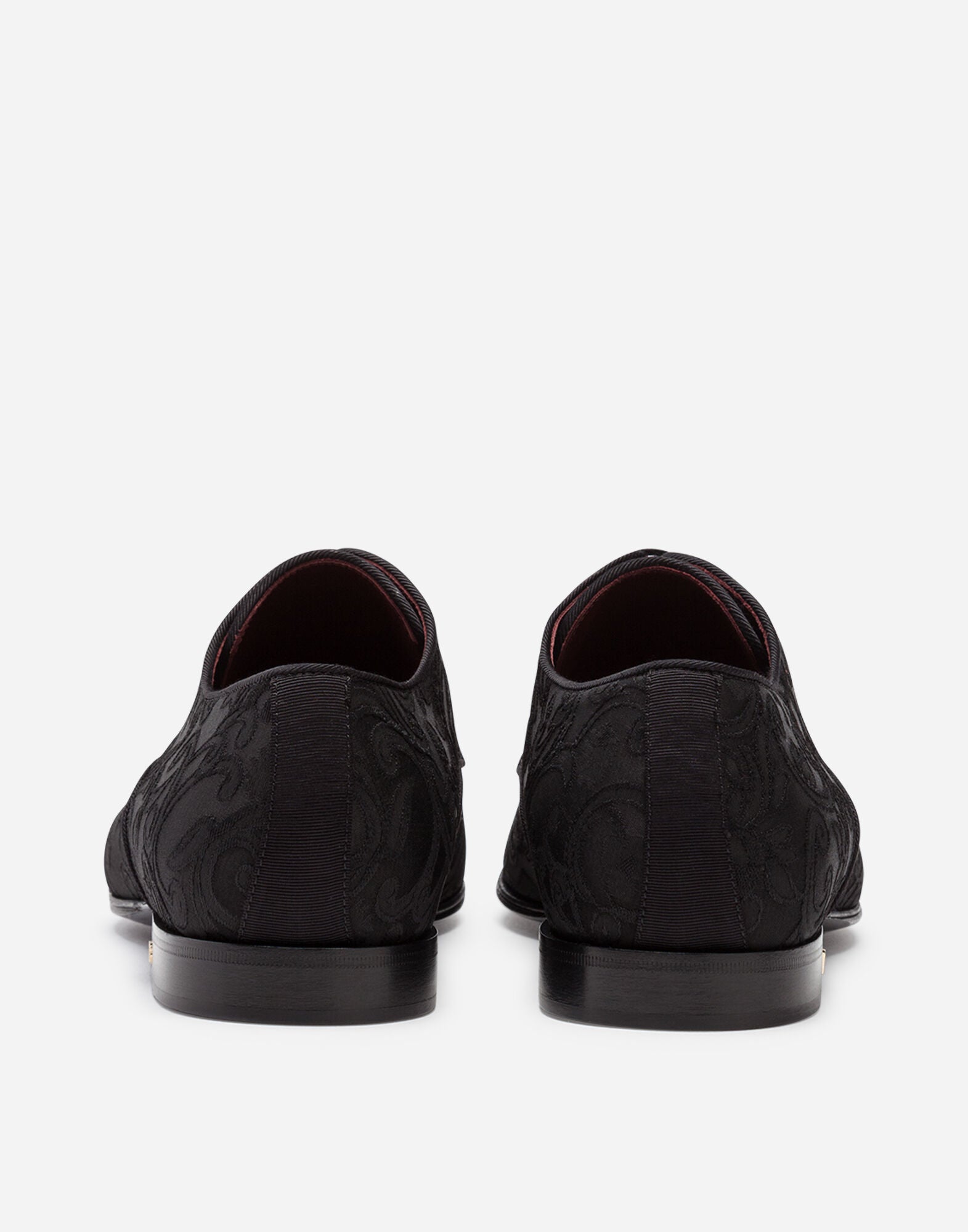 Dolce & Gabbana Ornamental Jacquard Derby Shoes | Sendegaro US