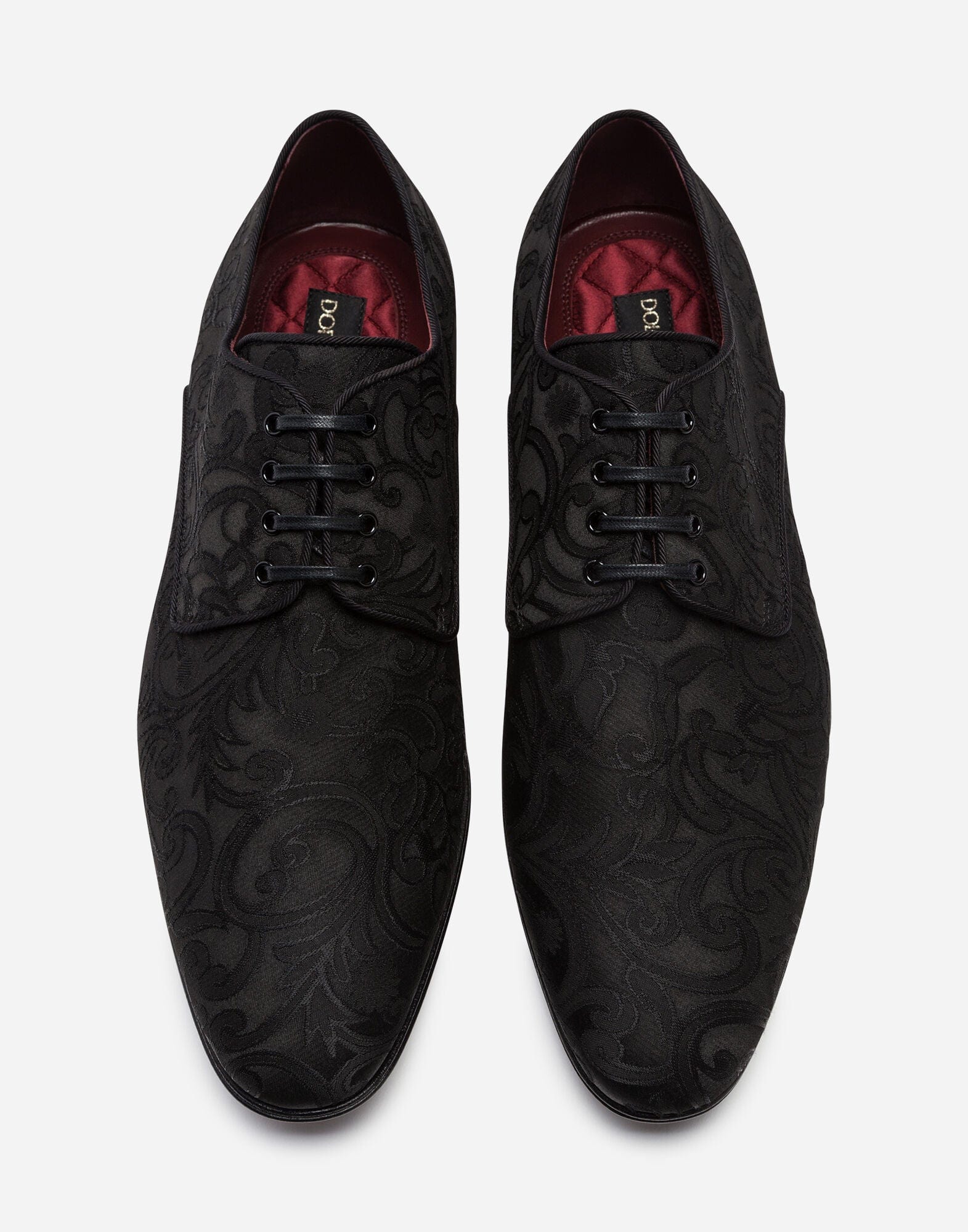 Dolce & Gabbana Ornamental Jacquard Derby Shoes