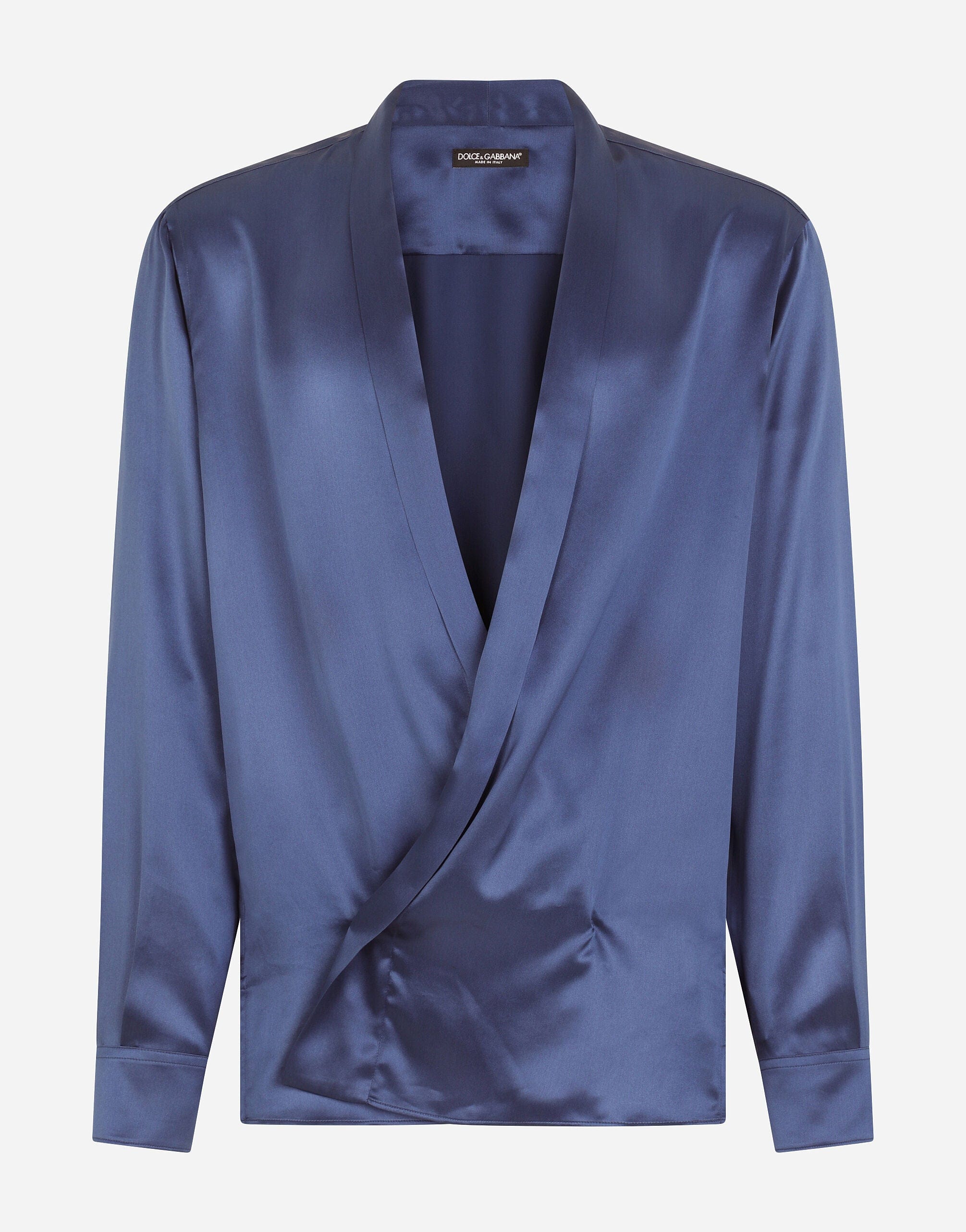 Dolce & Gabbana Oversize Silk Satin Shirt