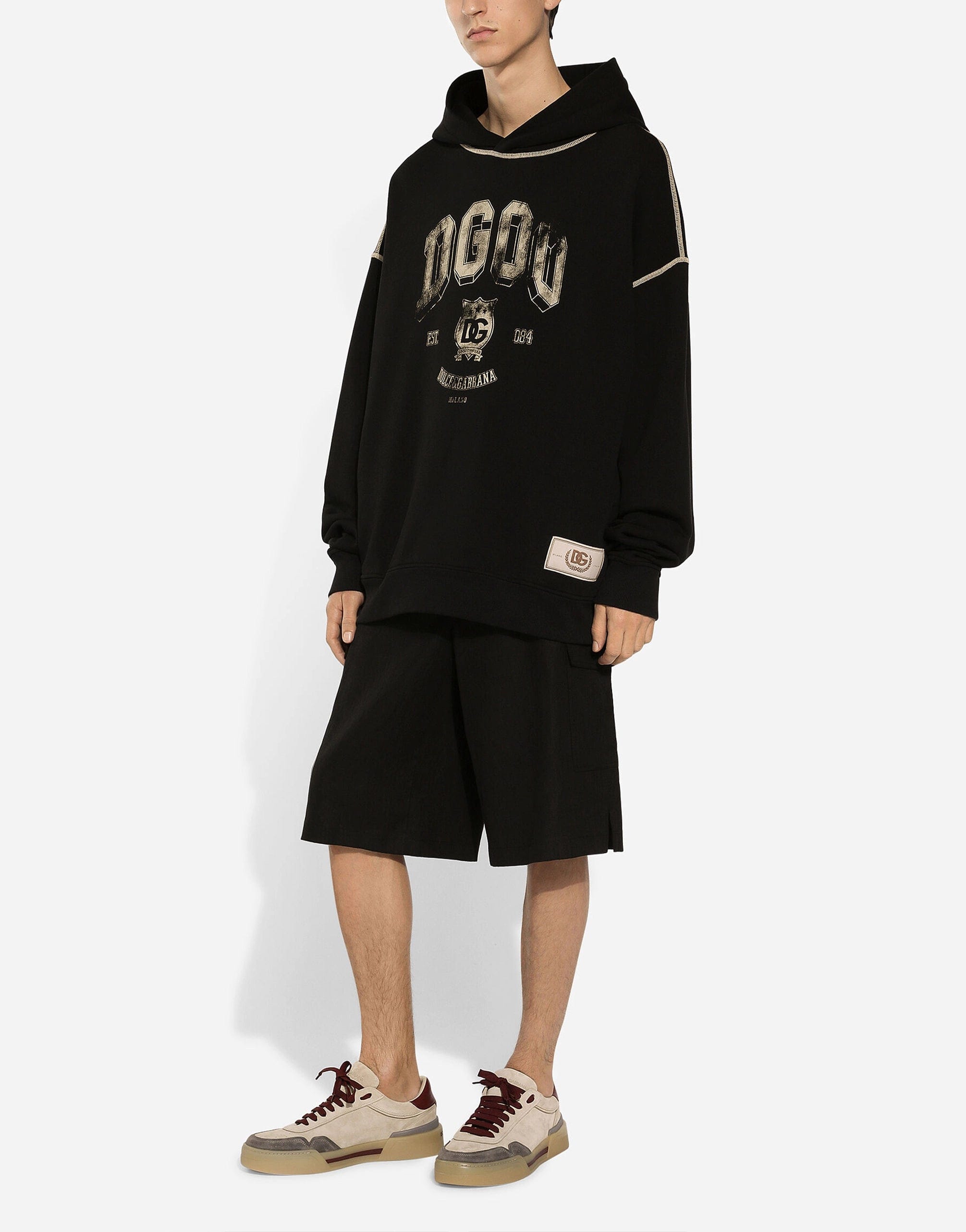 Dolce & Gabbana Oversized Hoodie With Logo